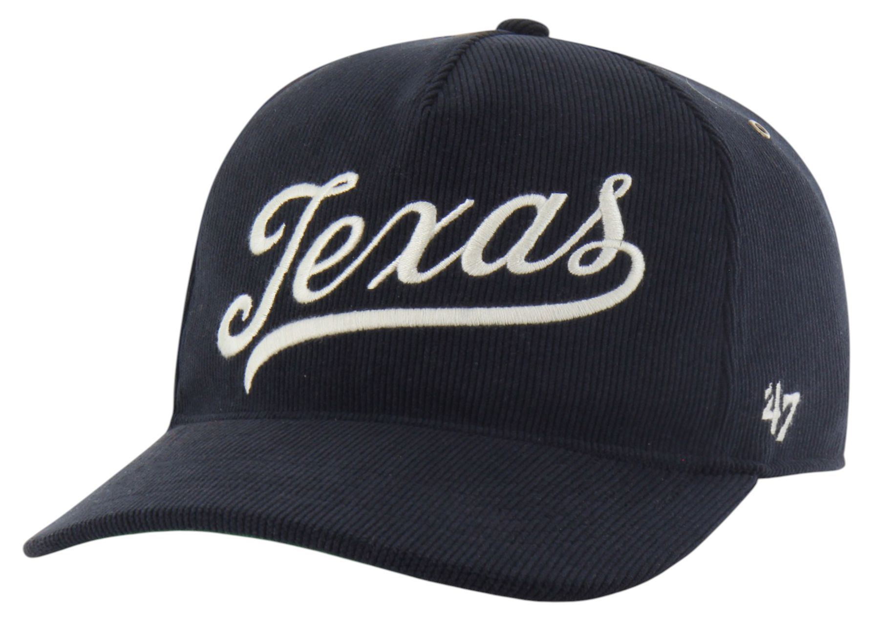 '47 Adult Texas Longhorns Black Golden Age Cord Hitch Adjustable Hat product image