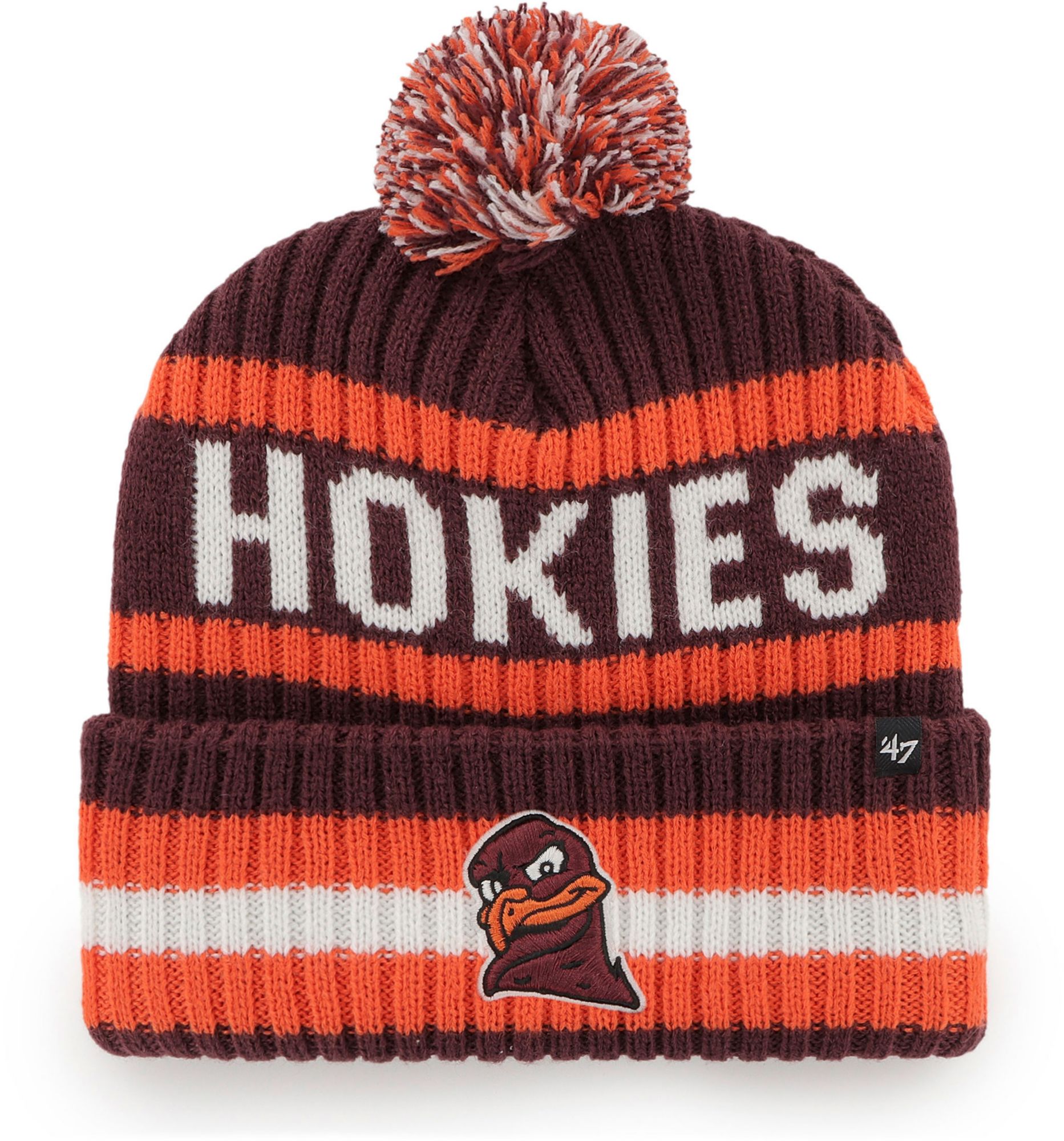 '47 Adult Virginia Tech Hokies Dark Maroon Bering Knit Beanie product image