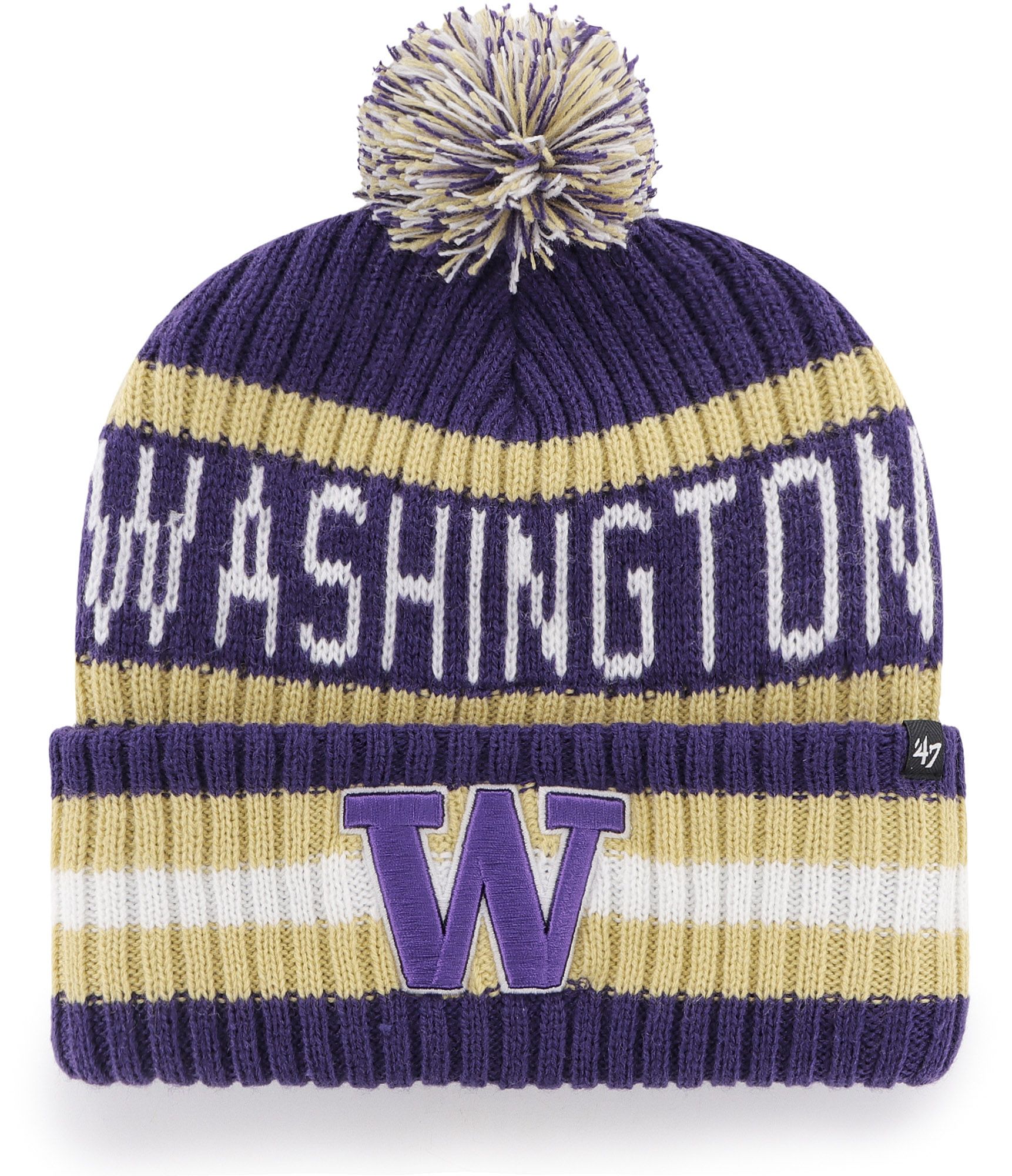'47 Adult Washington Huskies Purple Bering Knit Beanie product image