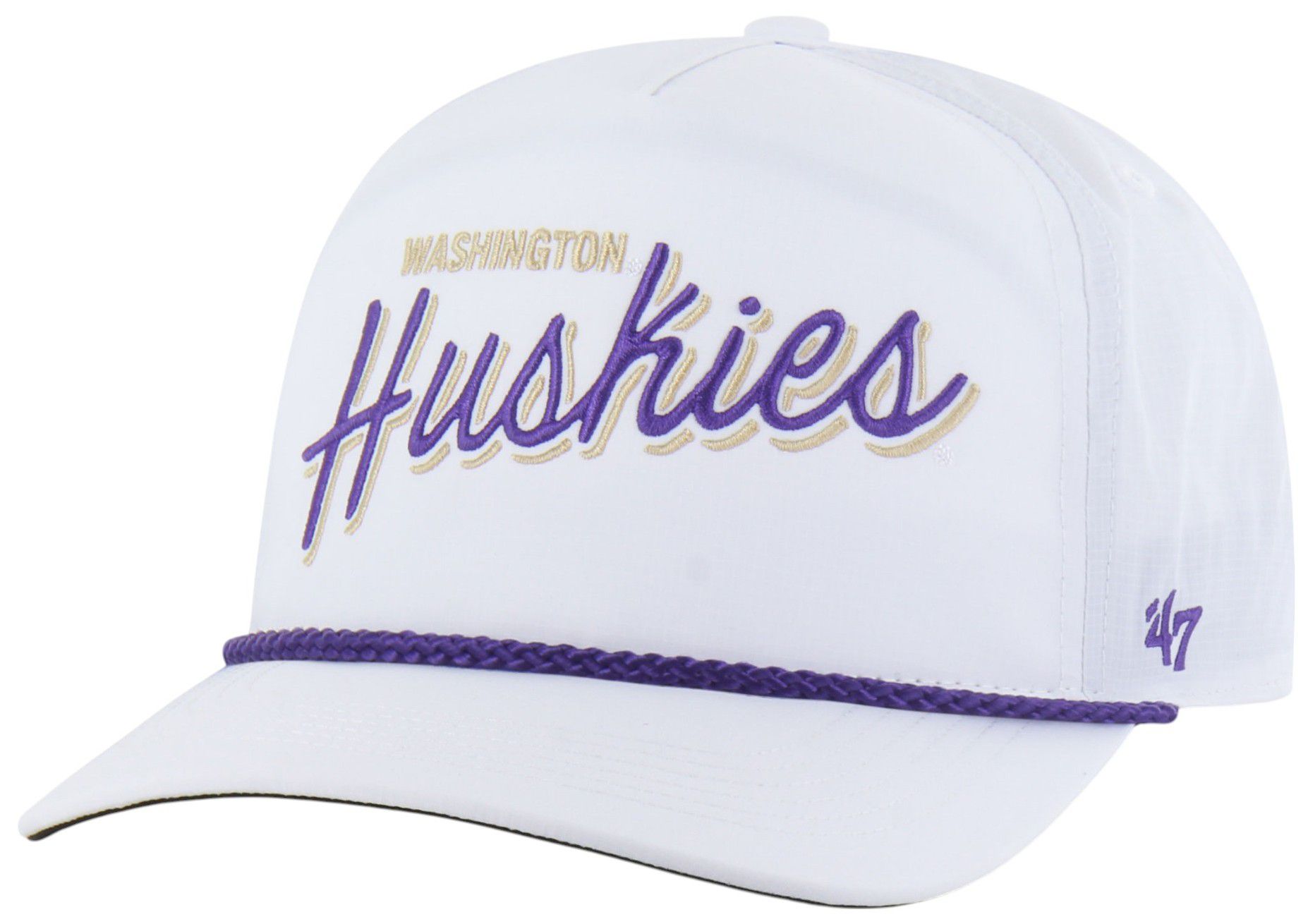 '47 Adult Washington Huskies White Brrr Fairway Hitch Adjustable Hat product image