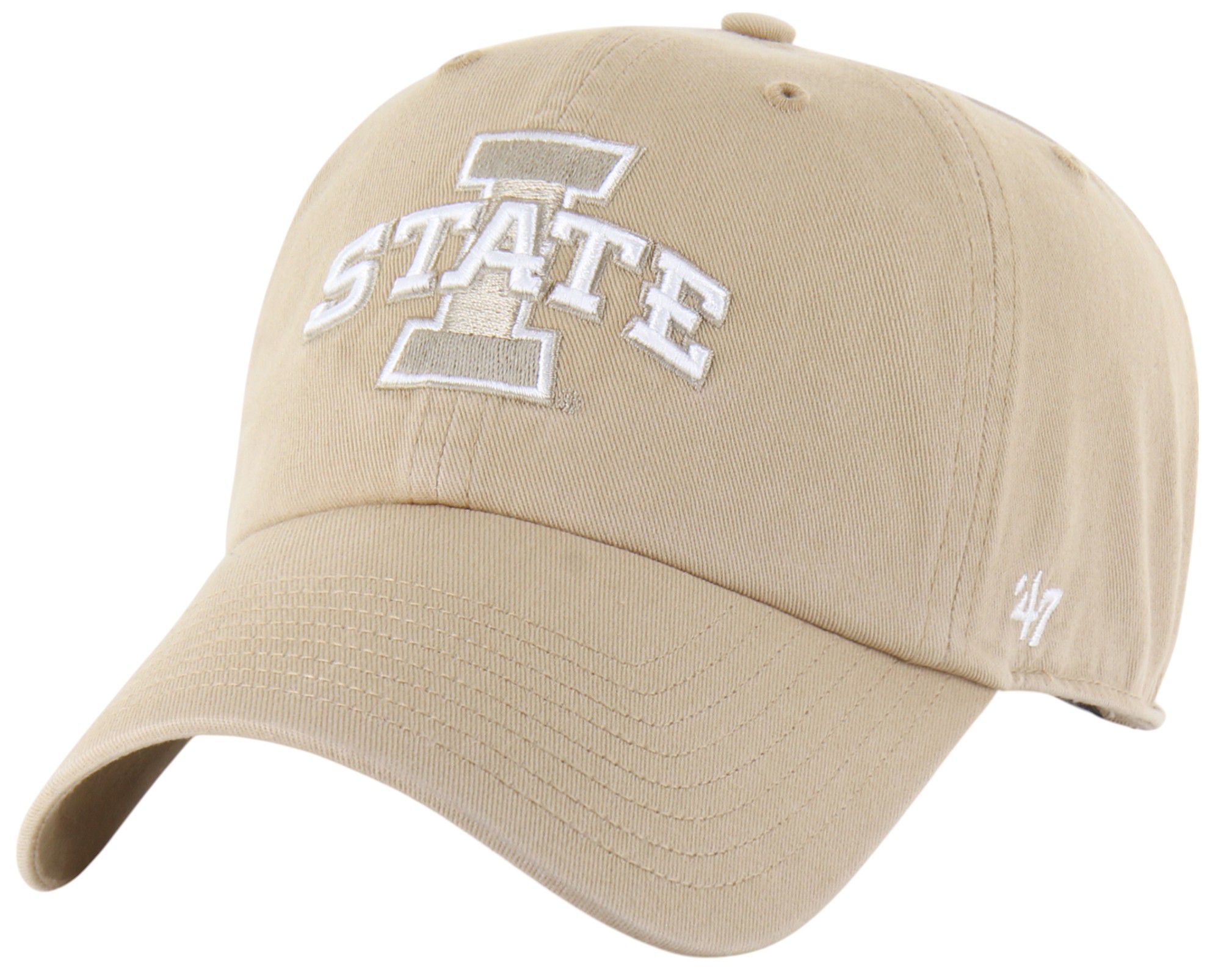 '47 Adult Iowa State Cyclones Khaki Clean Up Adjustable Hat product image