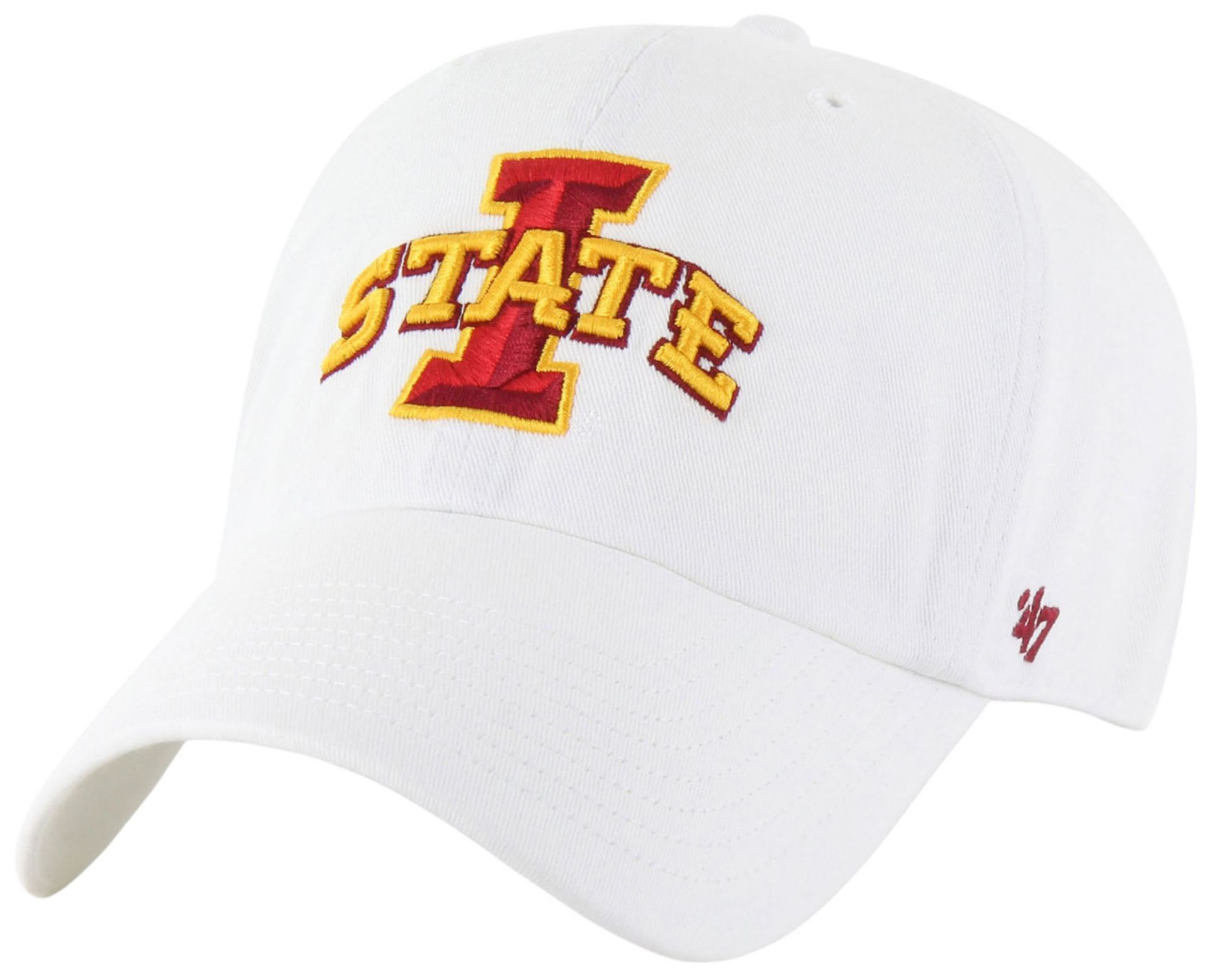 '47 Adult Iowa State Cyclones White Clean Up Adjustable Hat product image