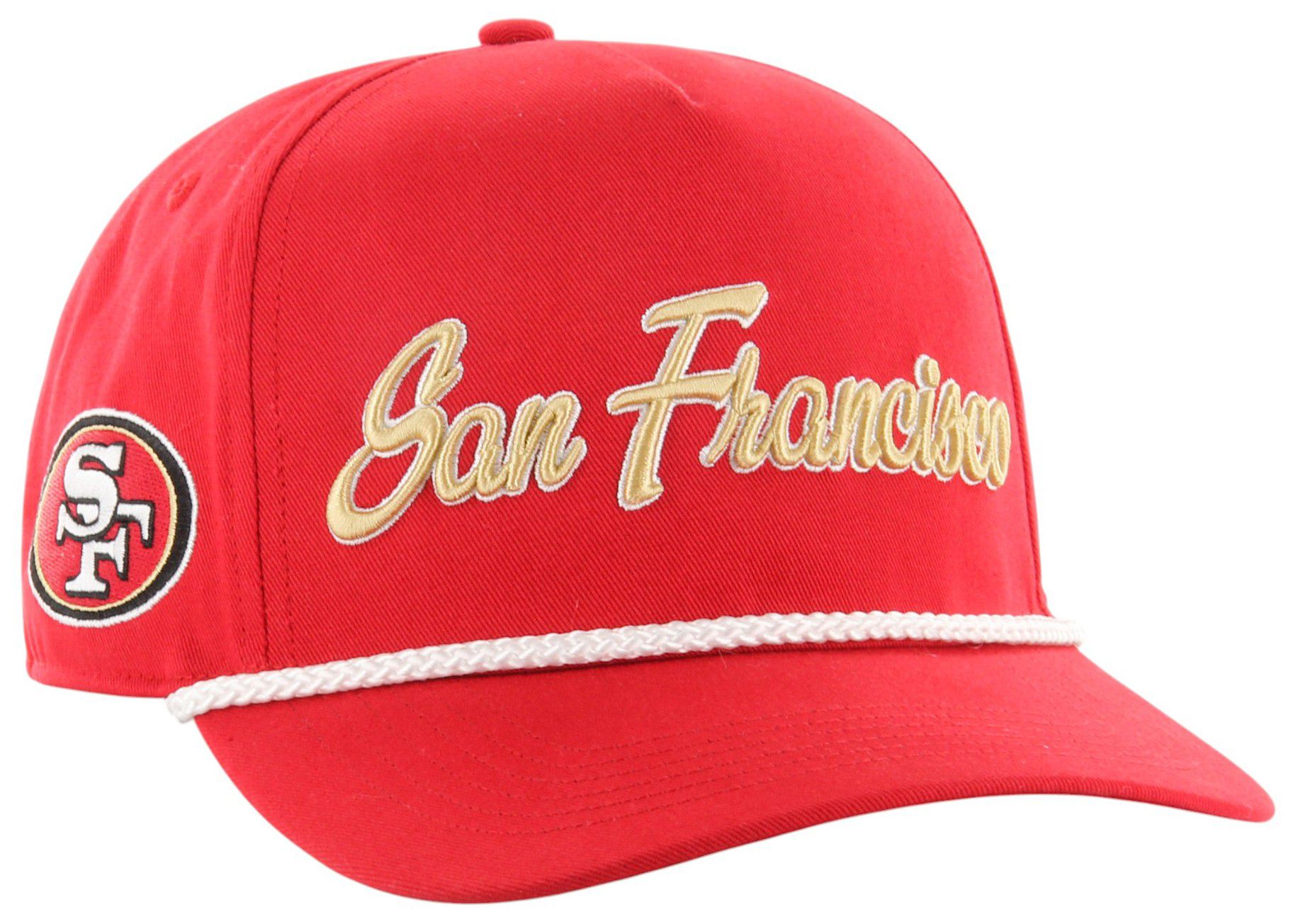 '47 Adult San Francisco 49ers Red Overhand Hitch Adjustable Hat product image