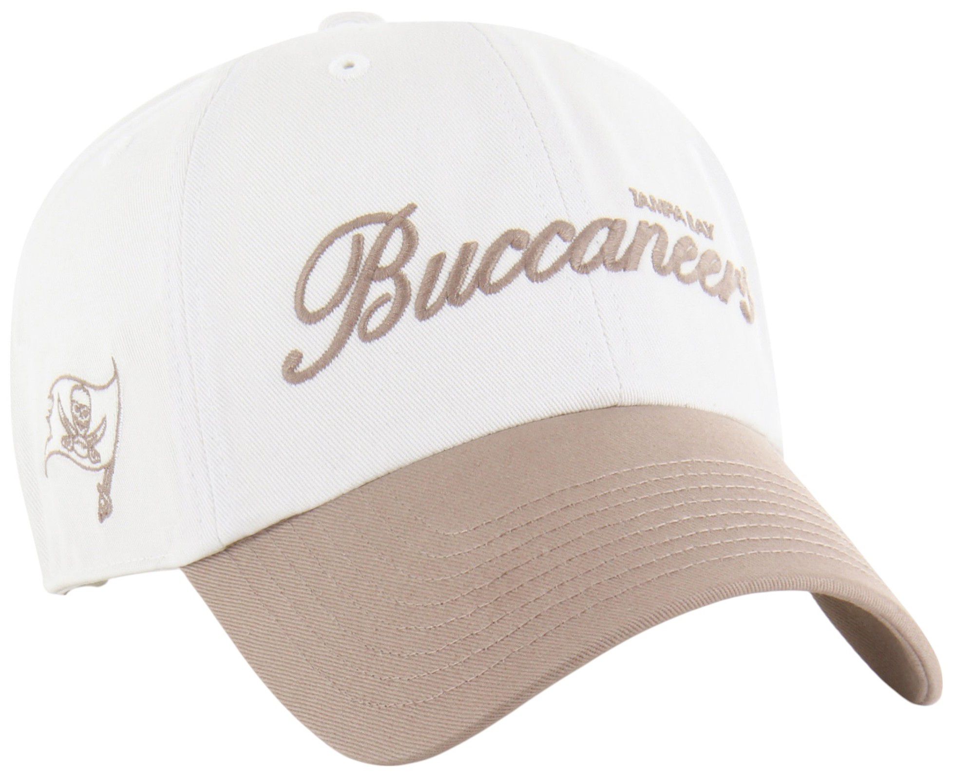 '47 Adult Tampa Bay Buccaneers Sandstone Foundational 2-Tone Beige Clean Up Adjustable Hat product image