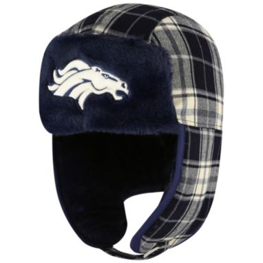 sorry, '47 Adult Denver Broncos Natural Plaid Trapper Knit Hat is currently out of stock