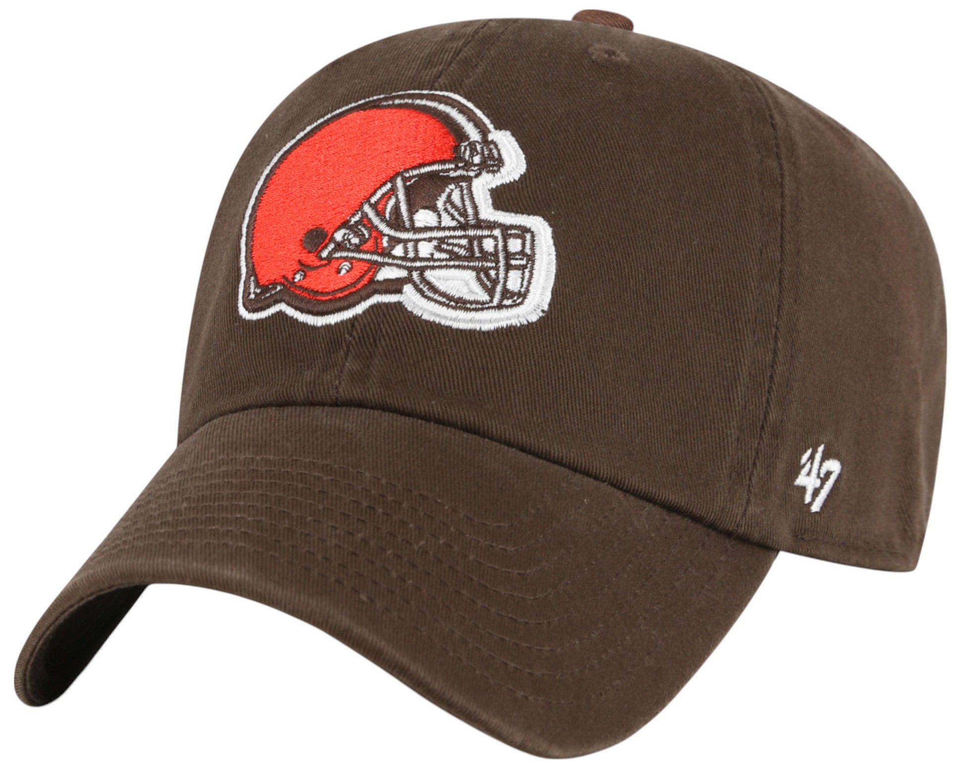 '47 Adult Cleveland Browns Brown Clean Up Adjustable Hat product image
