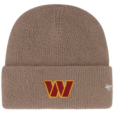 sorry, '47 Adult Washington Commanders Light Brown Foundational Cuffed Knit Beanie is currently out of stock