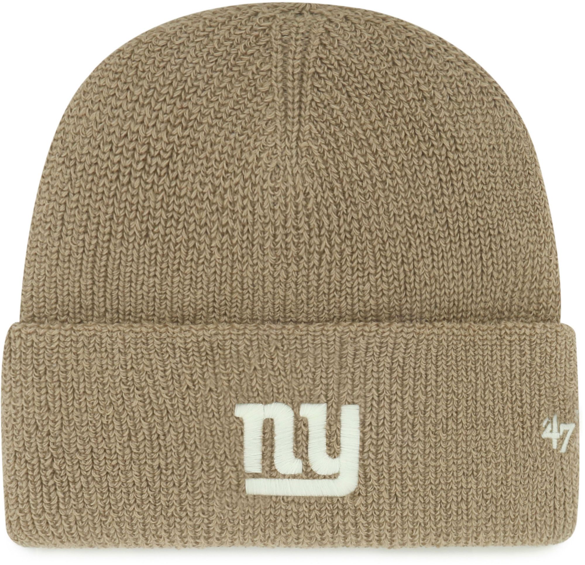 '47 Adult New York Giants Light Brown Foundational Cuffed Knit Beanie product image