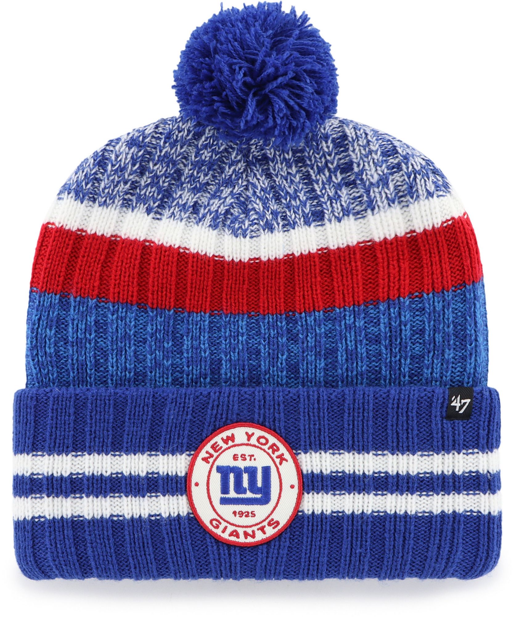 '47 Adult New York Giants Royal Quiver Cuffed Knit Beanie product image