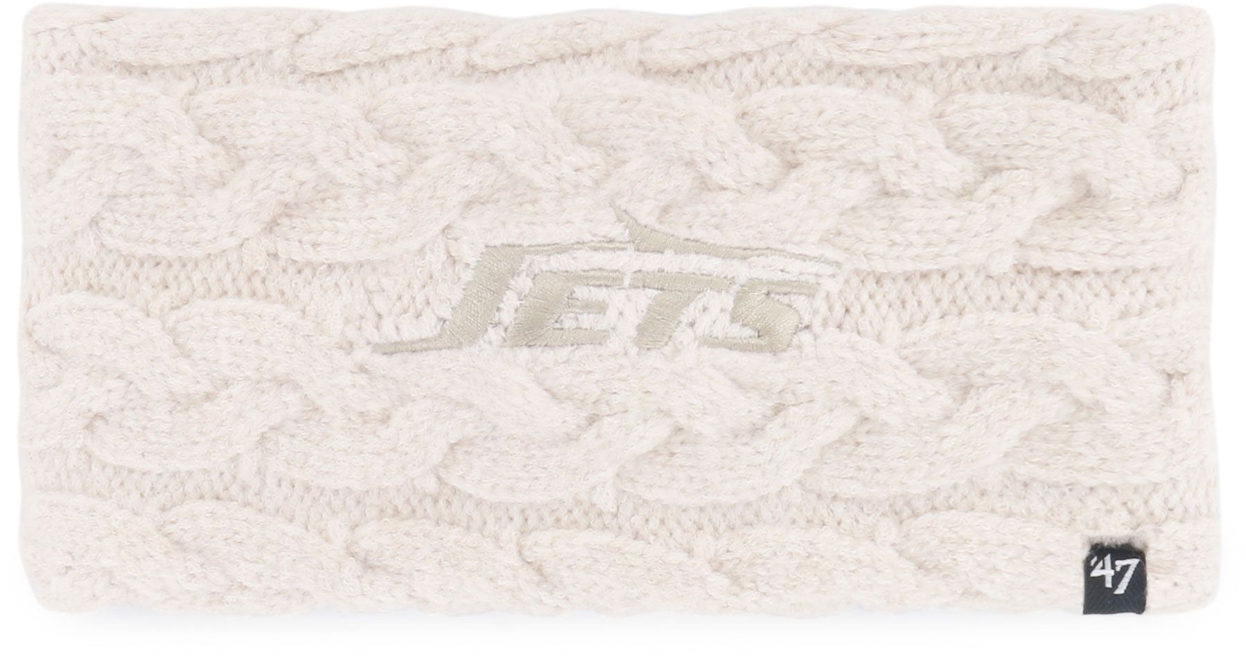 '47 Adult New York Jets Natural Latte Headband product image