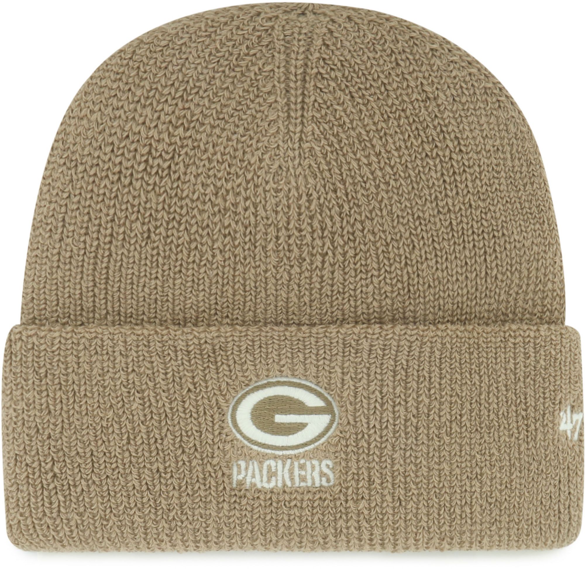 '47 Adult Green Bay Packers Light Brown Foundational Cuffed Knit Beanie product image