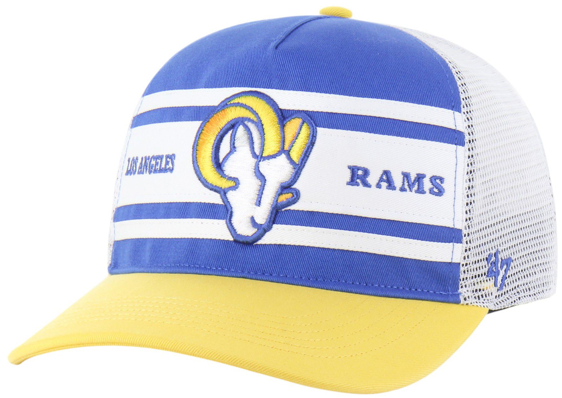 '47 Adult Los Angeles Rams Royal Super Stripe Hitch RF Adjustable Hat product image