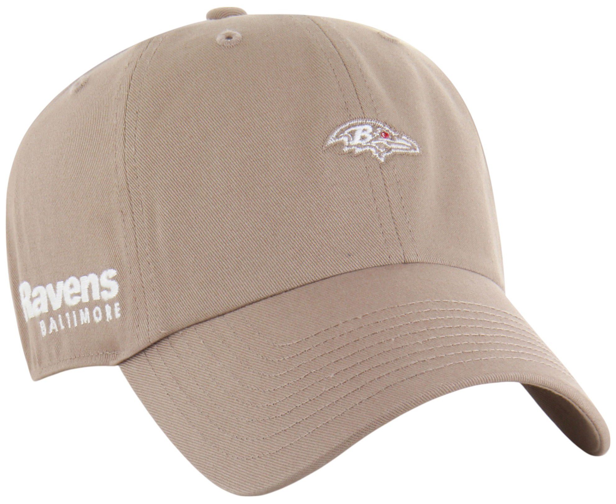 '47 Adult Baltimore Ravens Light Brown Foundational Clean Up Adjustable Hat product image