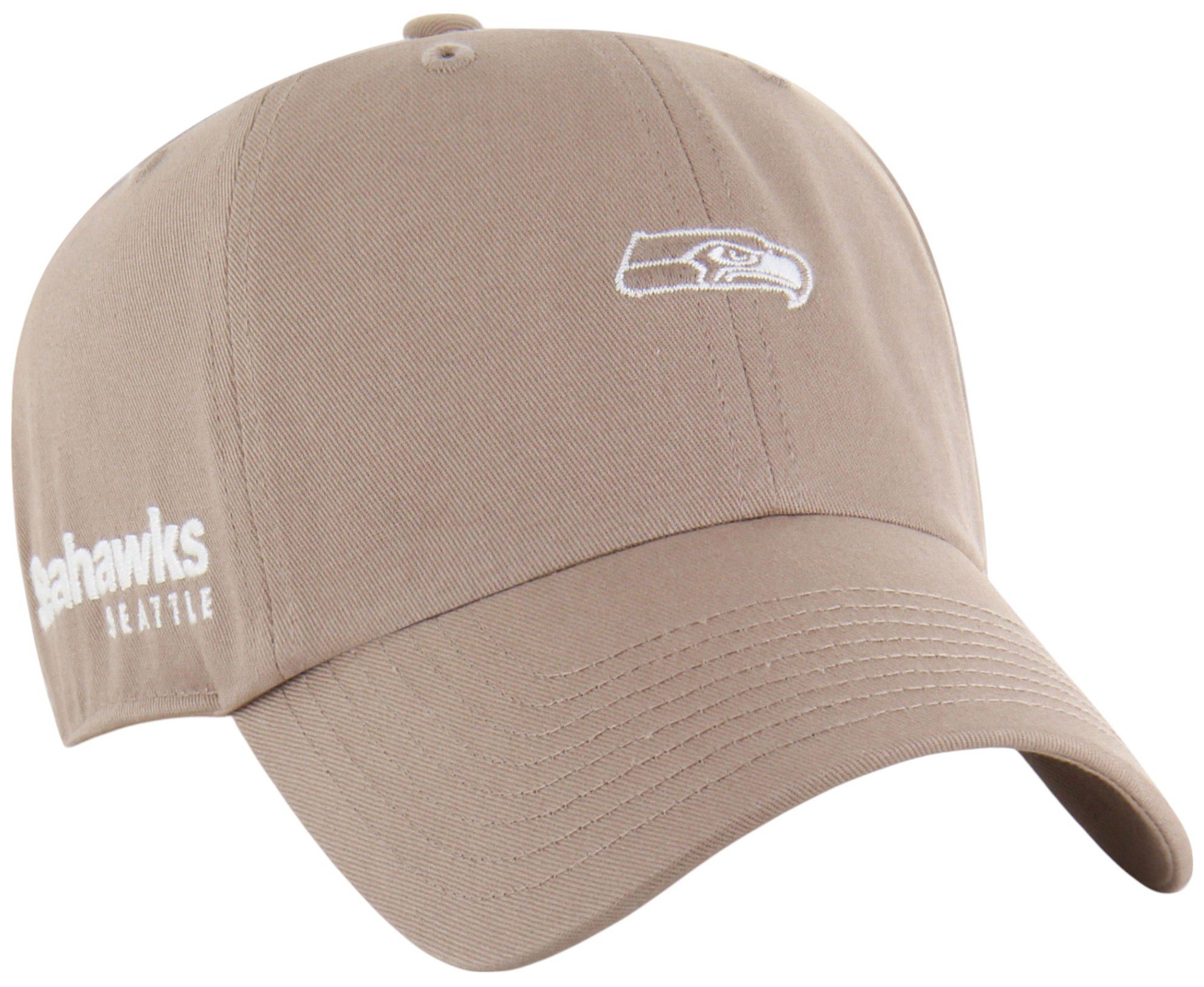 '47 Adult Seattle Seahawks Light Brown Foundational Clean Up Adjustable Hat product image