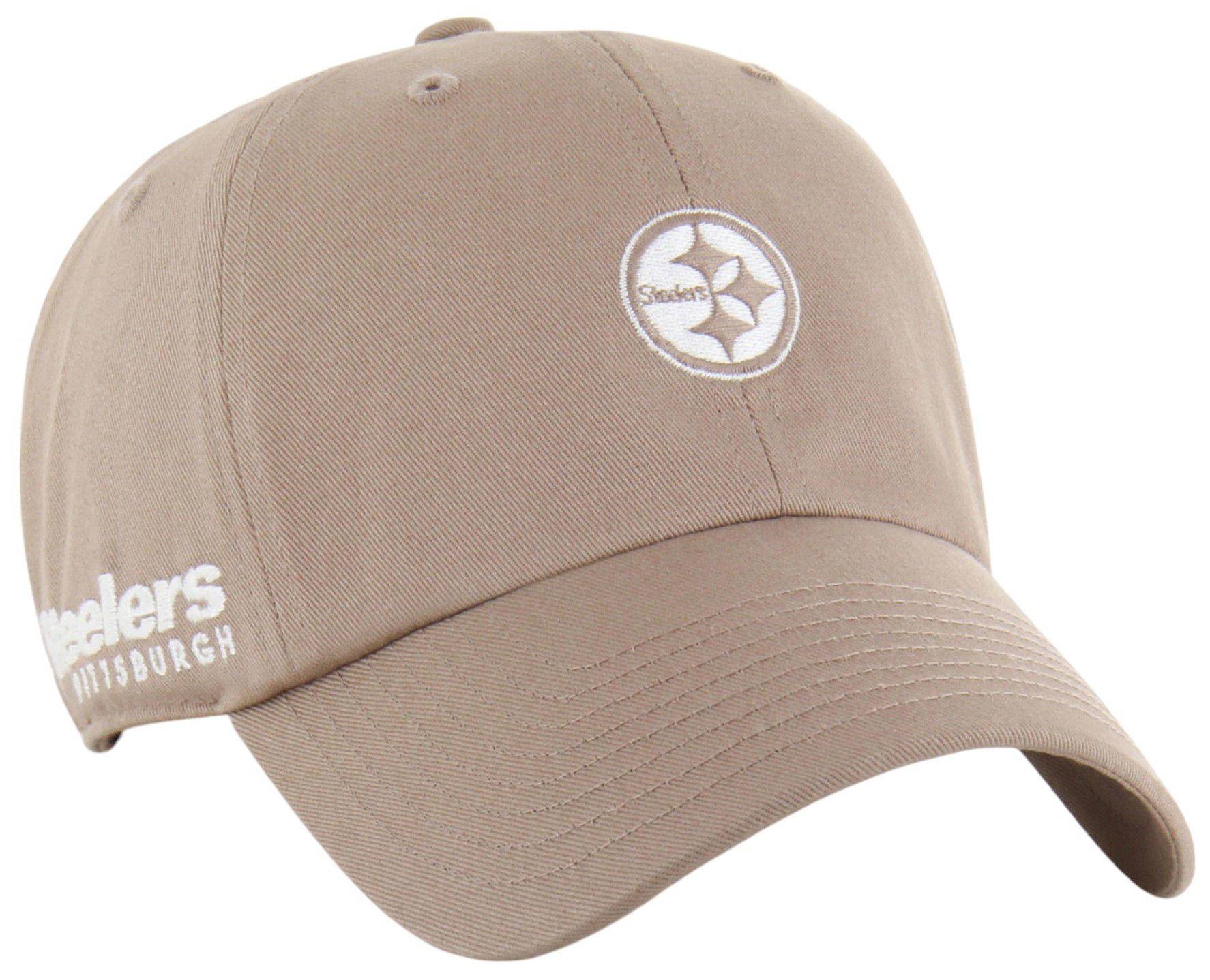 '47 Adult Pittsburgh Steelers Light Brown Foundational Clean Up Adjustable Hat product image