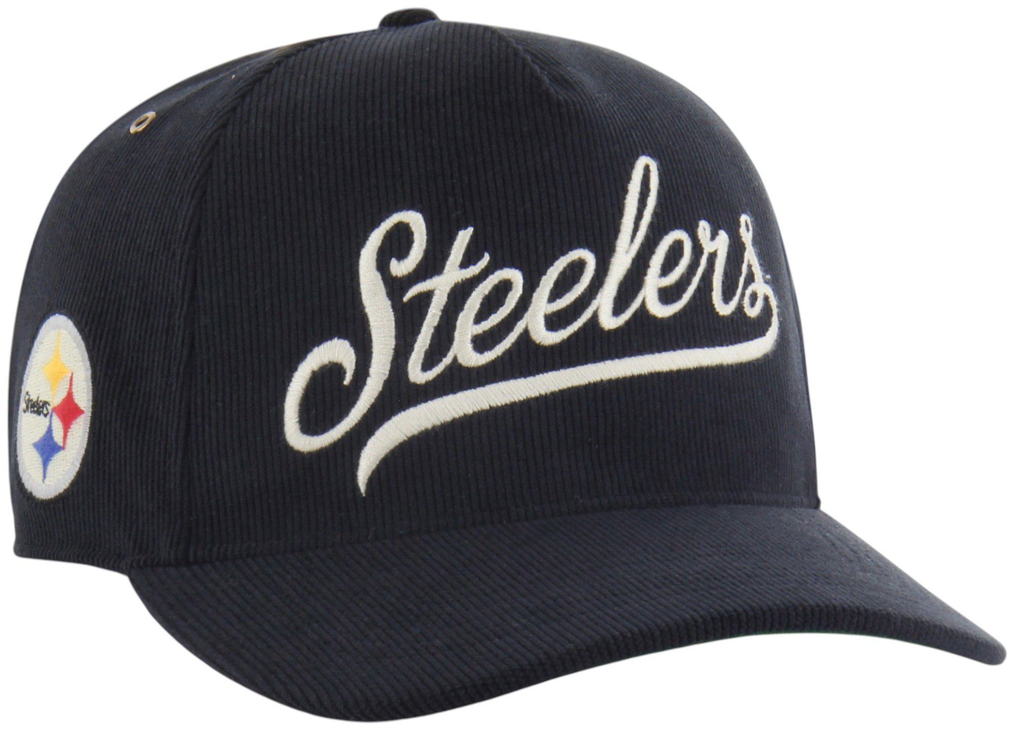 '47 Adult Pittsburgh Steelers Black Golden Age Hitch Adjustable Hat product image