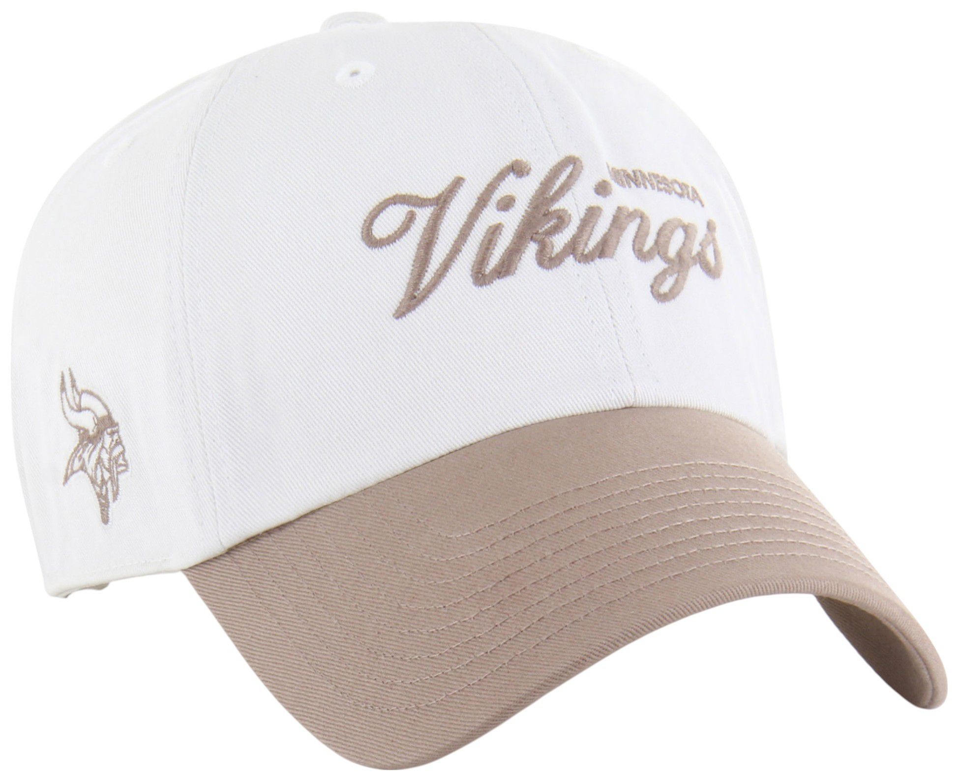 '47 Adult Minnesota Vikings Sandstone Foundation 2-Tone Beige Clean Up Adjustable Hat product image