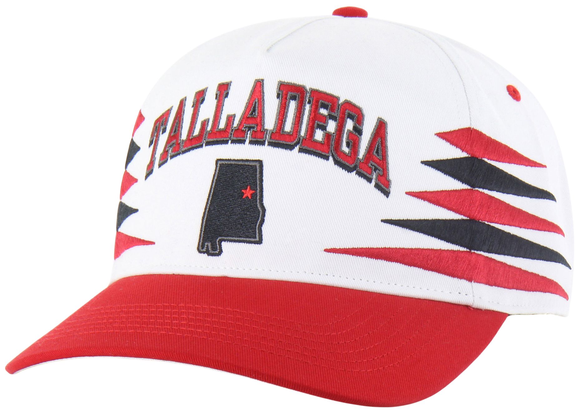 '47 Adult NASCAR White Talladega 500 Diamond Cut Adjustable Hat product image