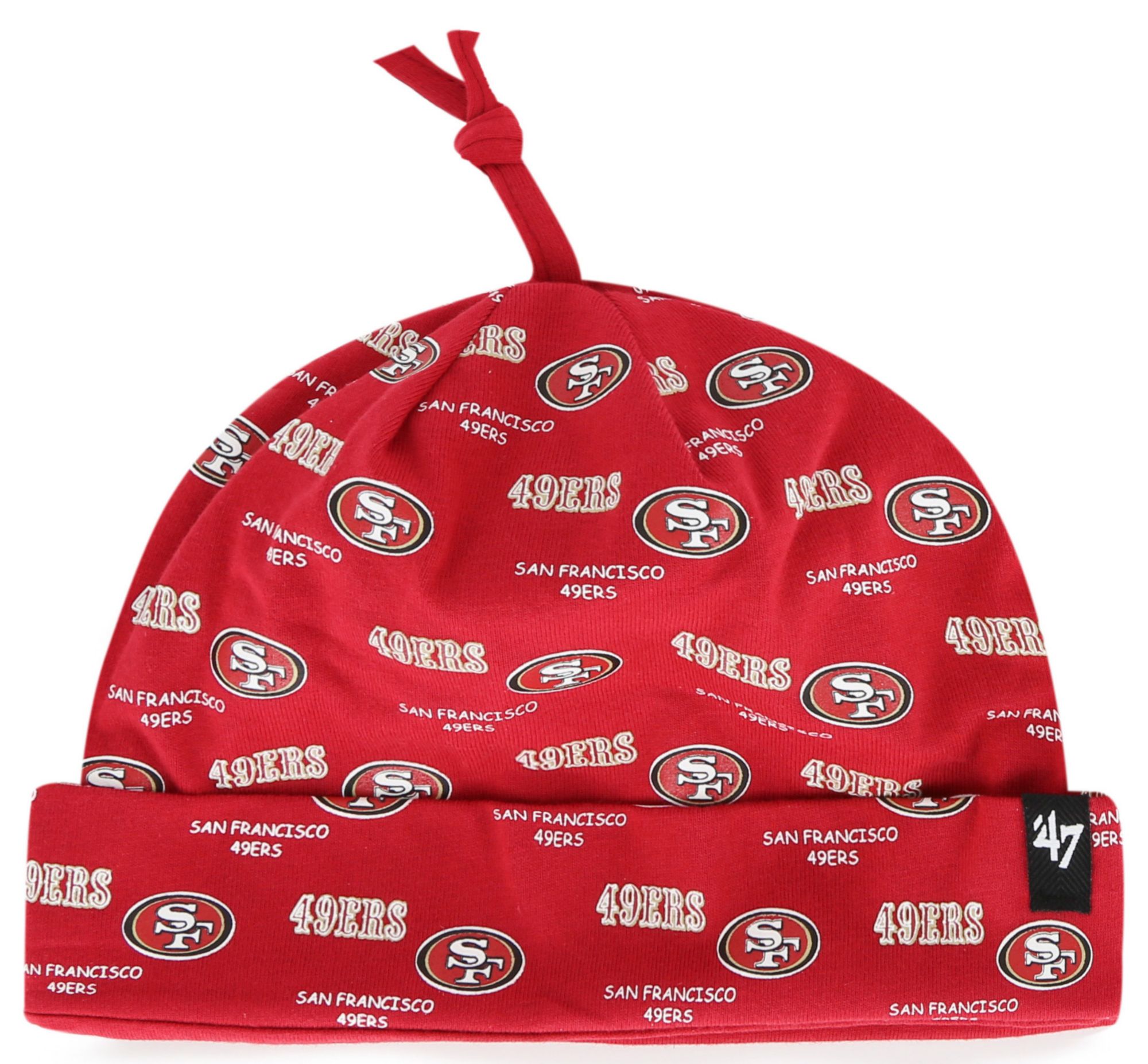 '47 Infant San Francisco 49ers Red Jersey Knit Hat product image
