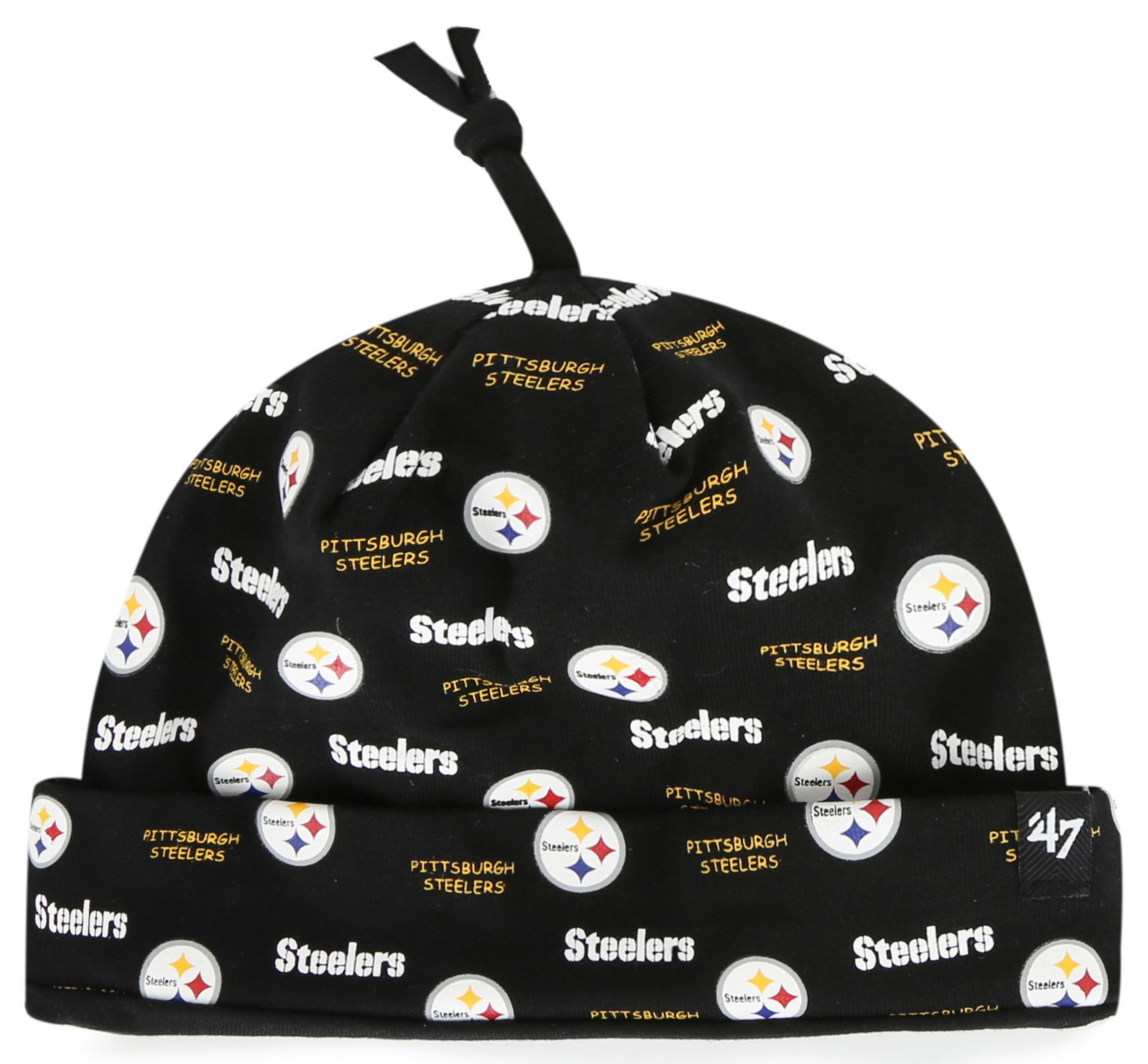 '47 Infant Pittsburgh Steelers Black Jersey Knit Hat product image