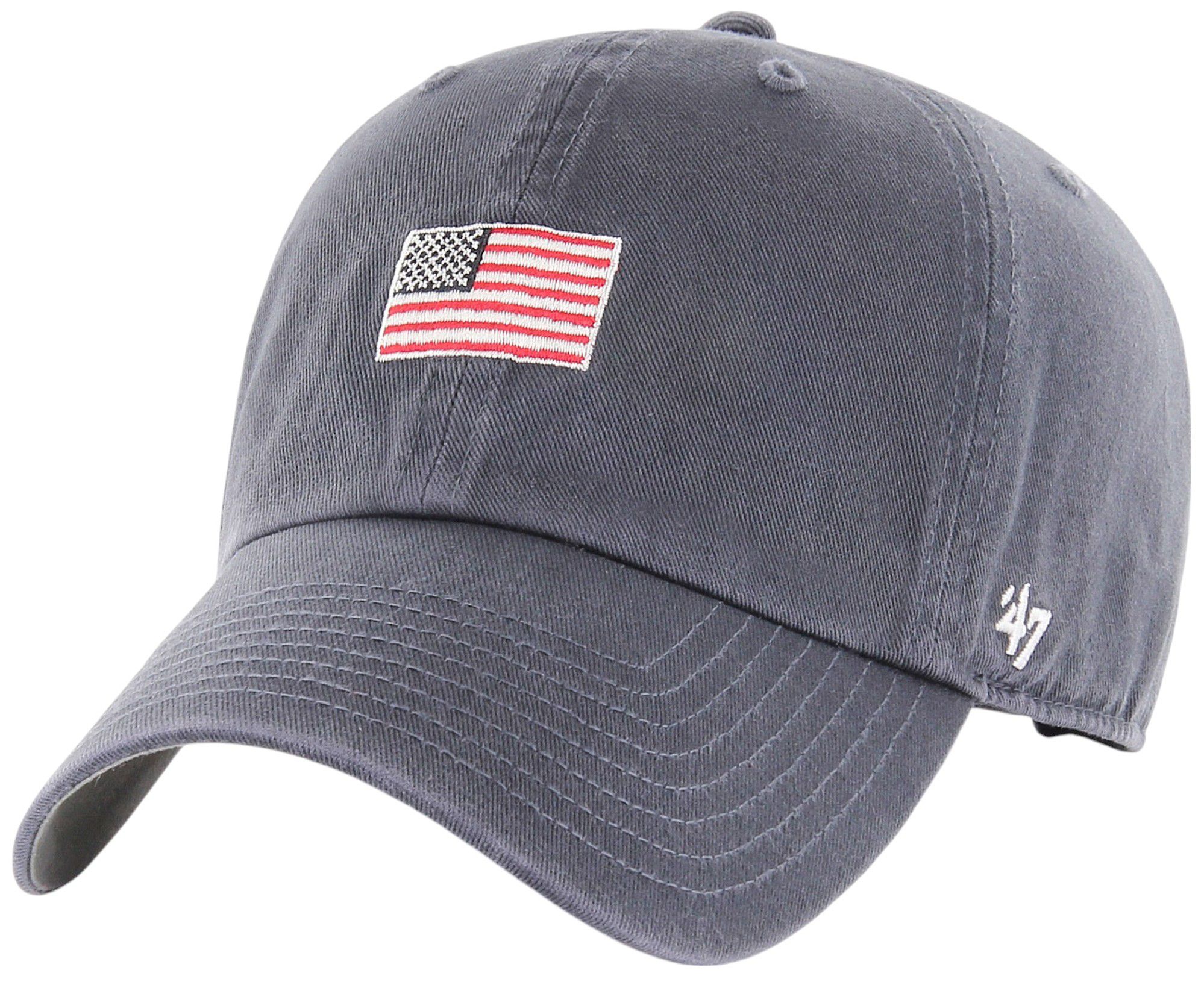 '47 Men's Americana Navy Flag Clean Up Adjustable Hat product image