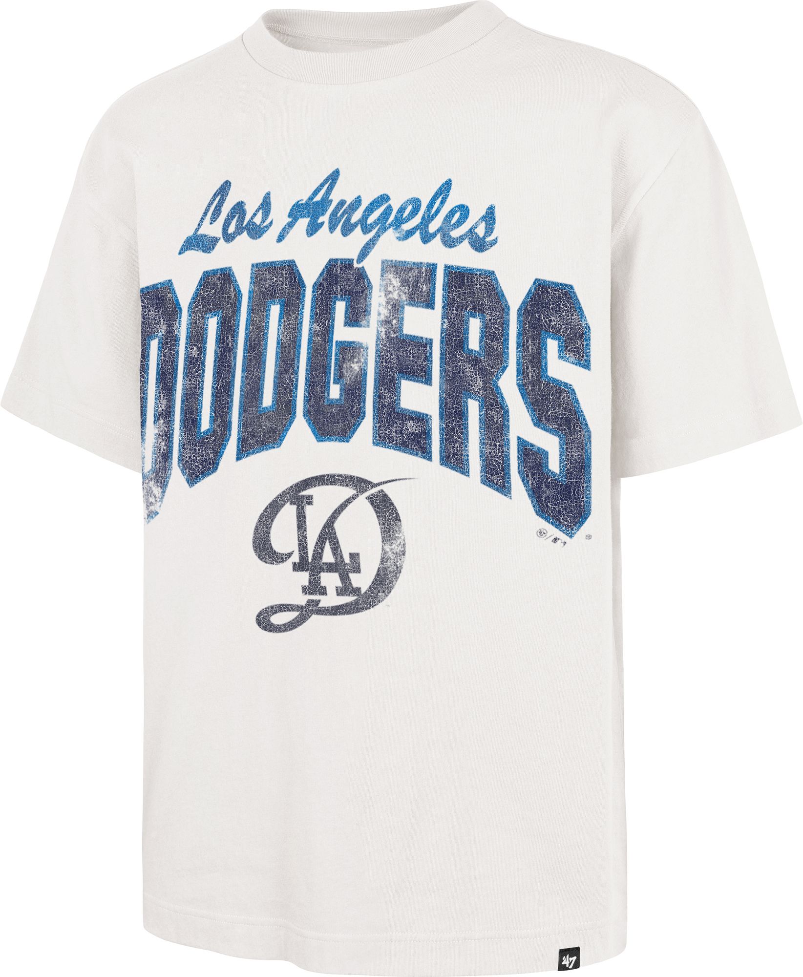 '47 Men's Los Angeles Dodgers Tan Birch Foundation T-Shirt product image