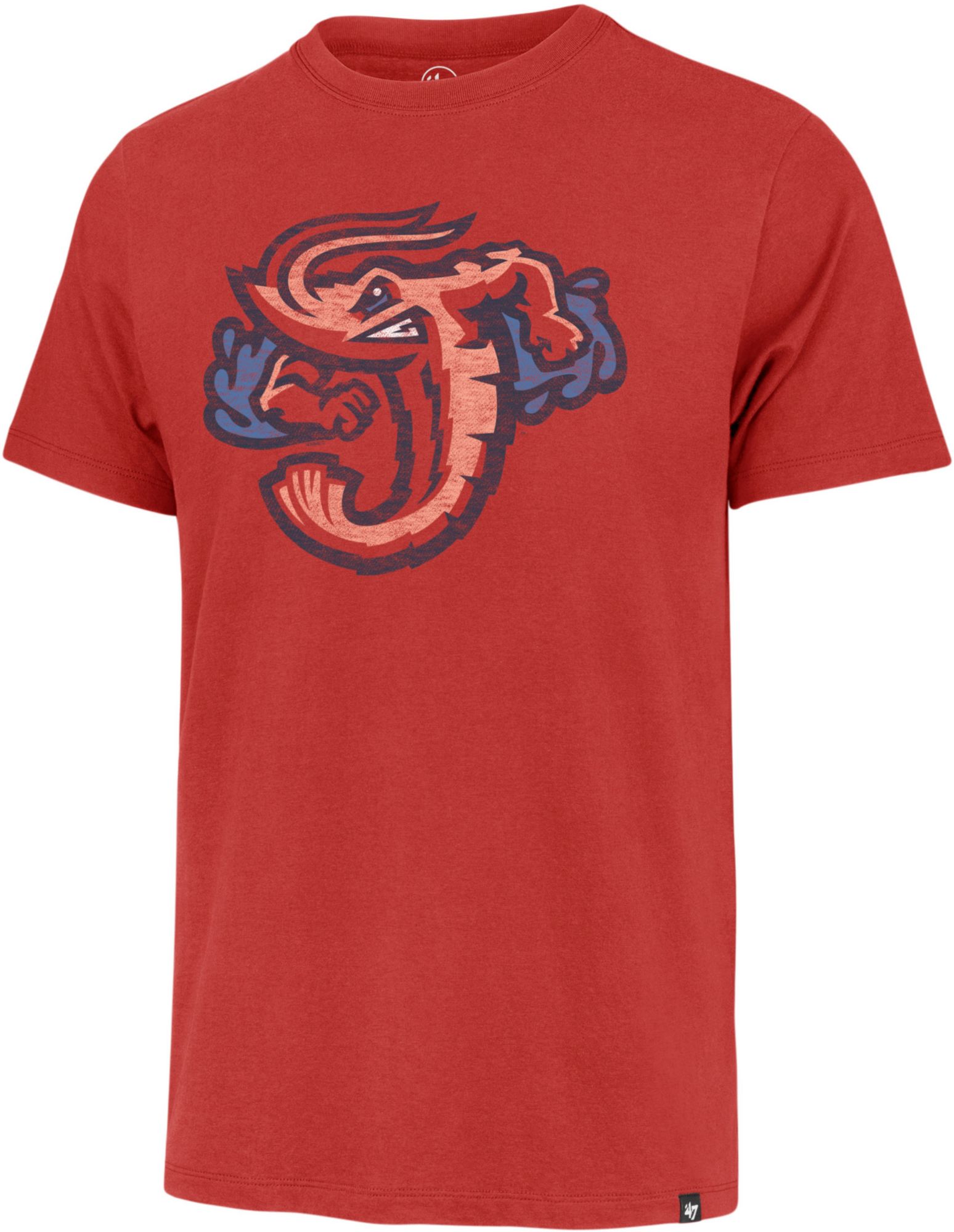 '47 Men's Jacksonville Jumbo Shrimp Red Premium Franklin T-Shirt product image