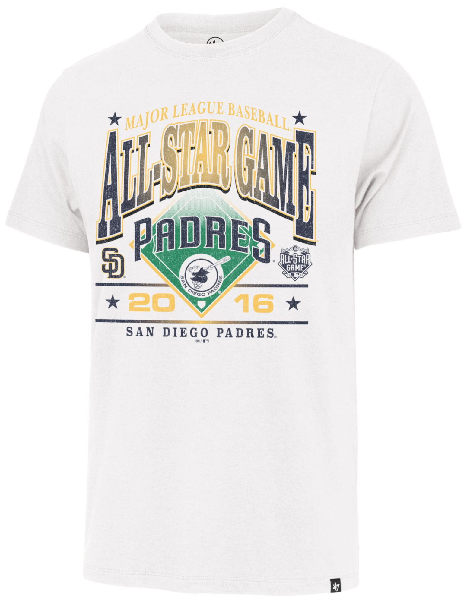 47 Men's San Diego Padres White World Series Cooperstown Franklin T-Shirt product image