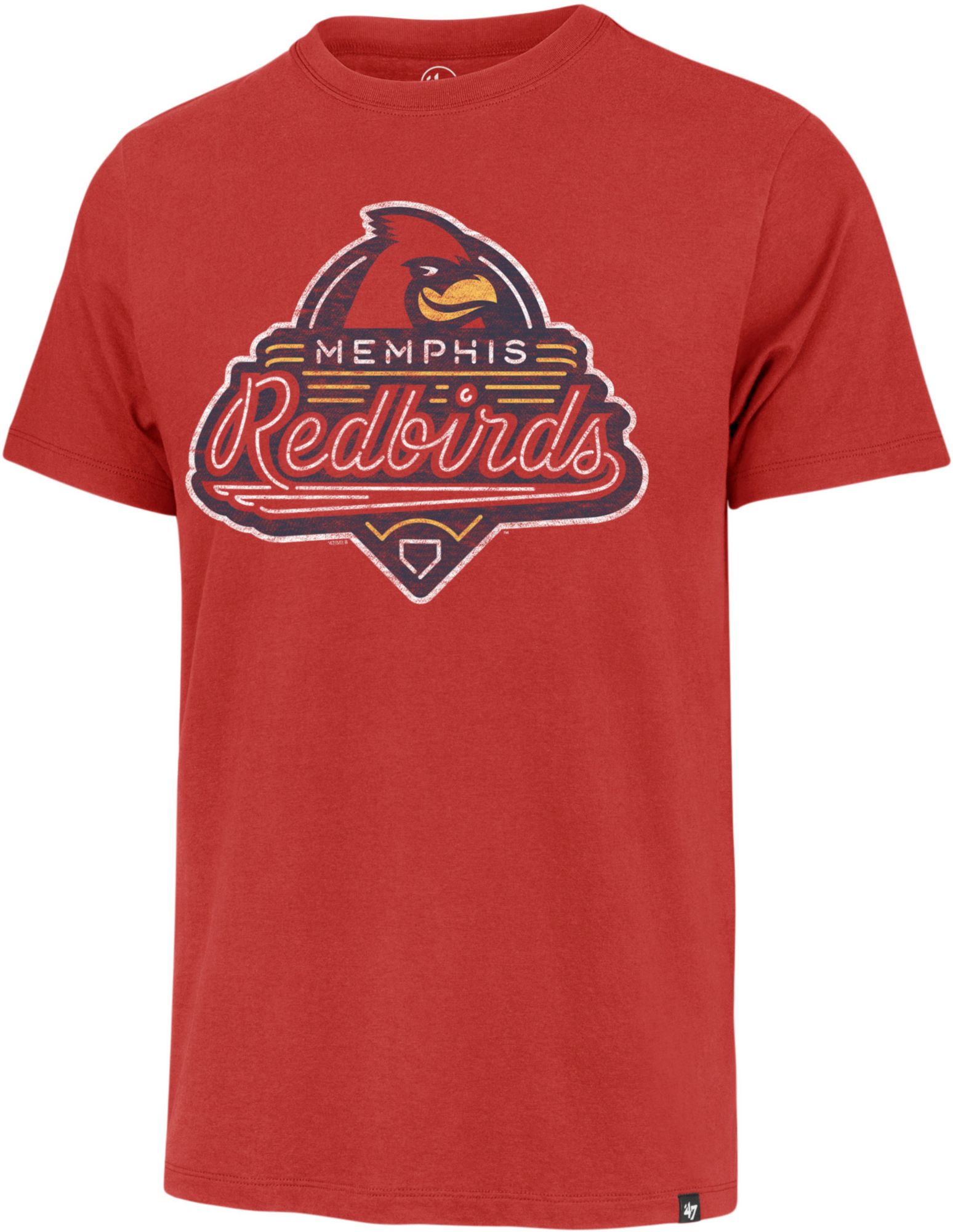 '47 Men's Memphis Redbirds Red Premium Franklin T-Shirt product image