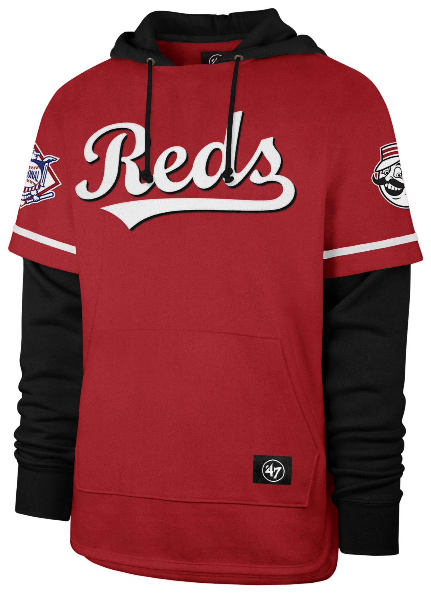 '47 Adult Cincinnati Reds Red Trifecta Hoodie product image