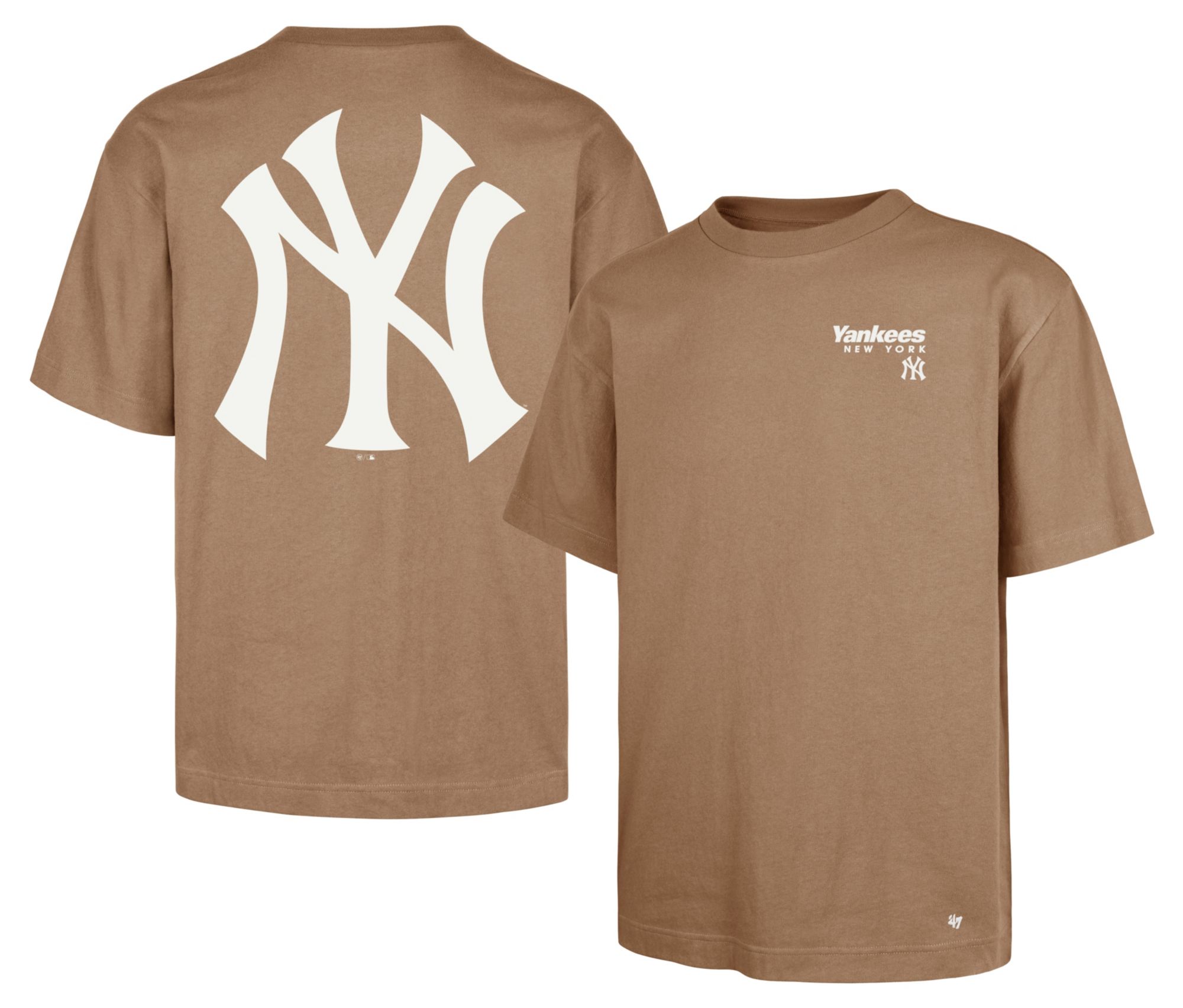 '47 Men's New York Yankees Tan Lateral Foundation T-Shirt product image
