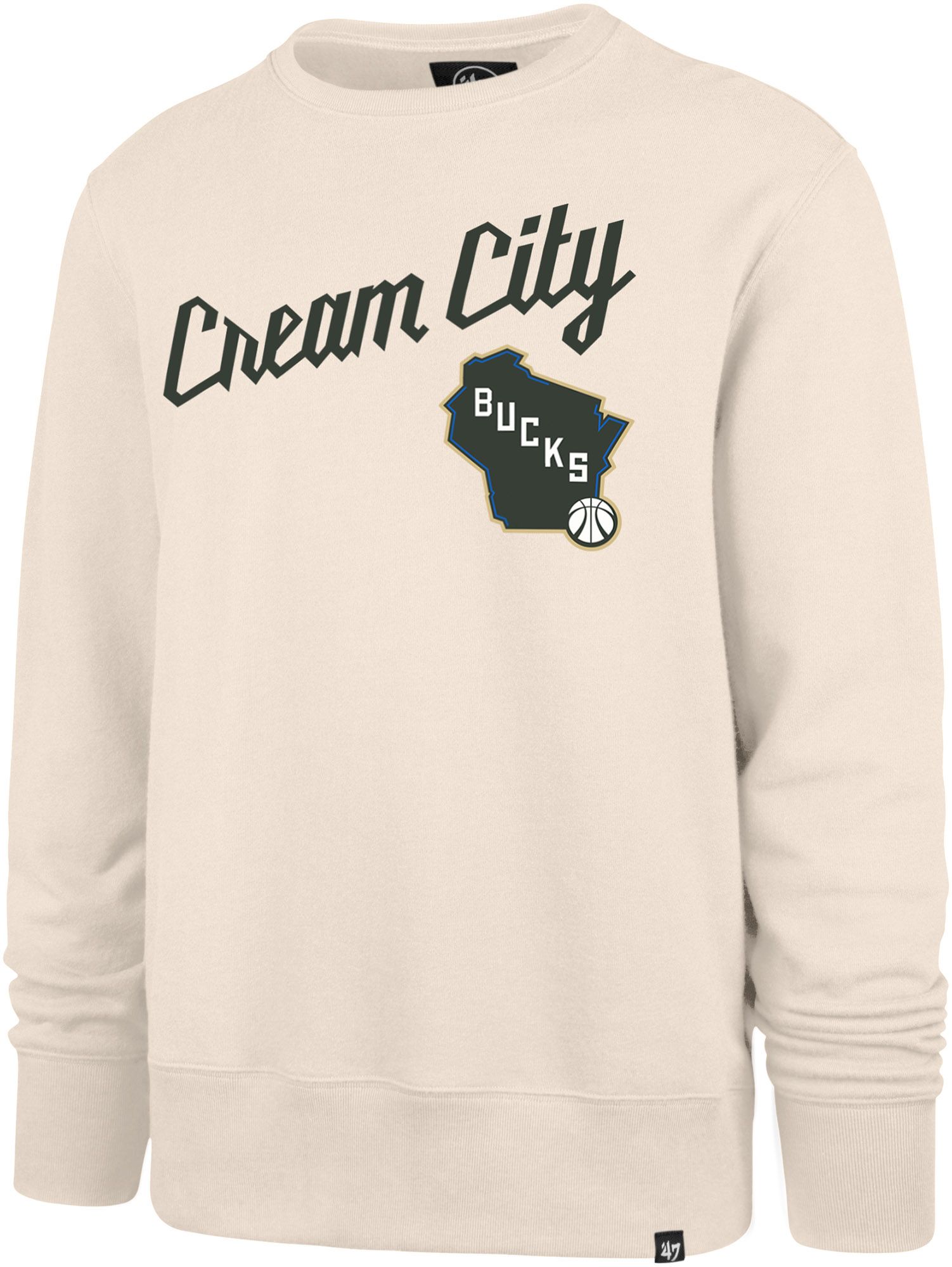 '47 Adult 2025-26 City Edition Milwaukee Bucks Pregame Crewneck Sweatshirt product image