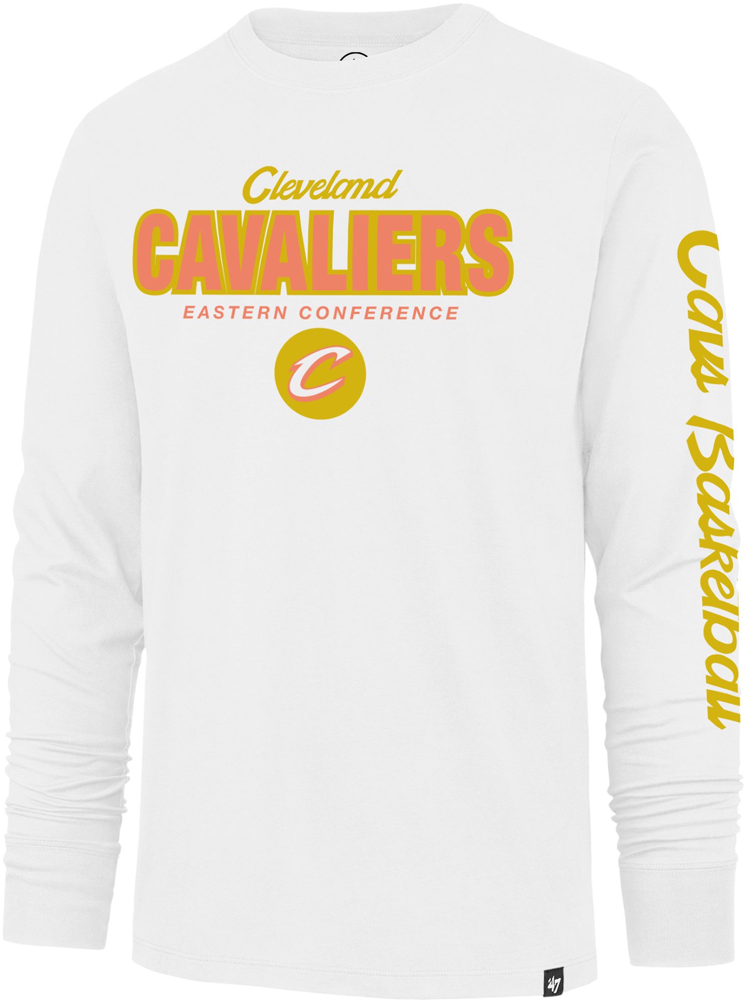 '47 Men's Cleveland Cavaliers White 2025 City Edition Low Block Long Sleeve Shirt product image