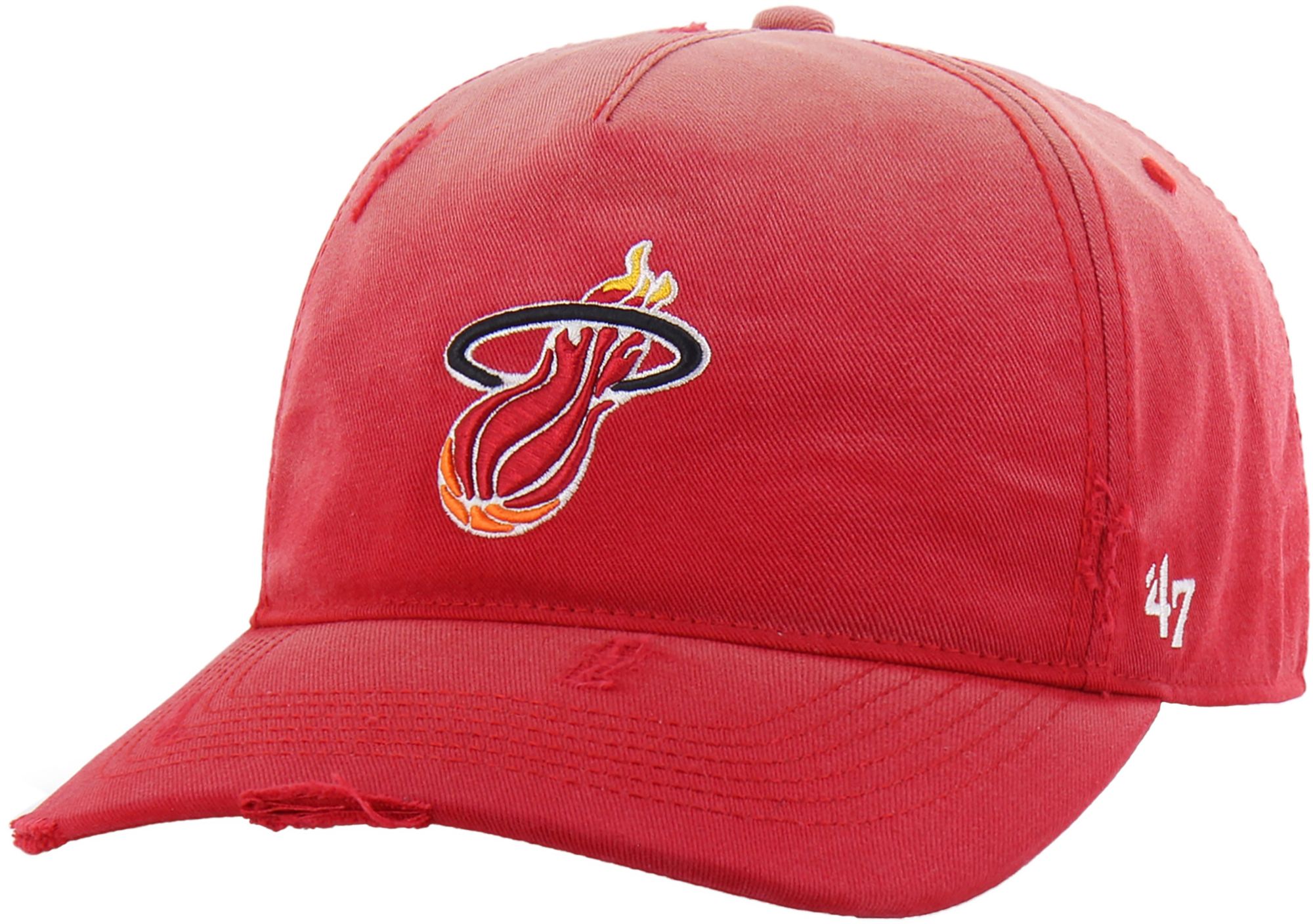 '47 Men's Miami Heat Red Statement Worn Adjustable Hitch Hat product image