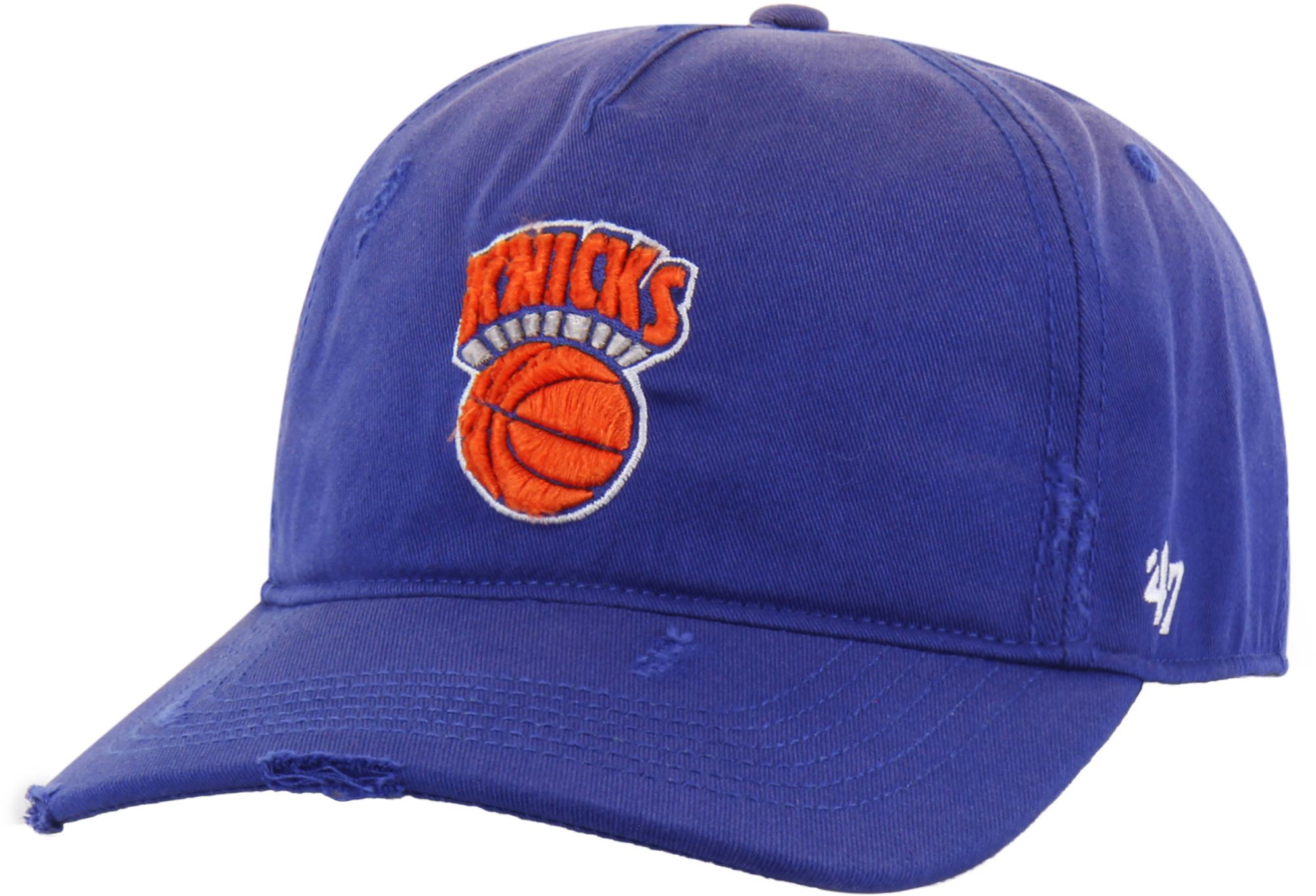 '47 Men's New York Knicks Blue Statement Worn Adjustable Hitch Hat product image