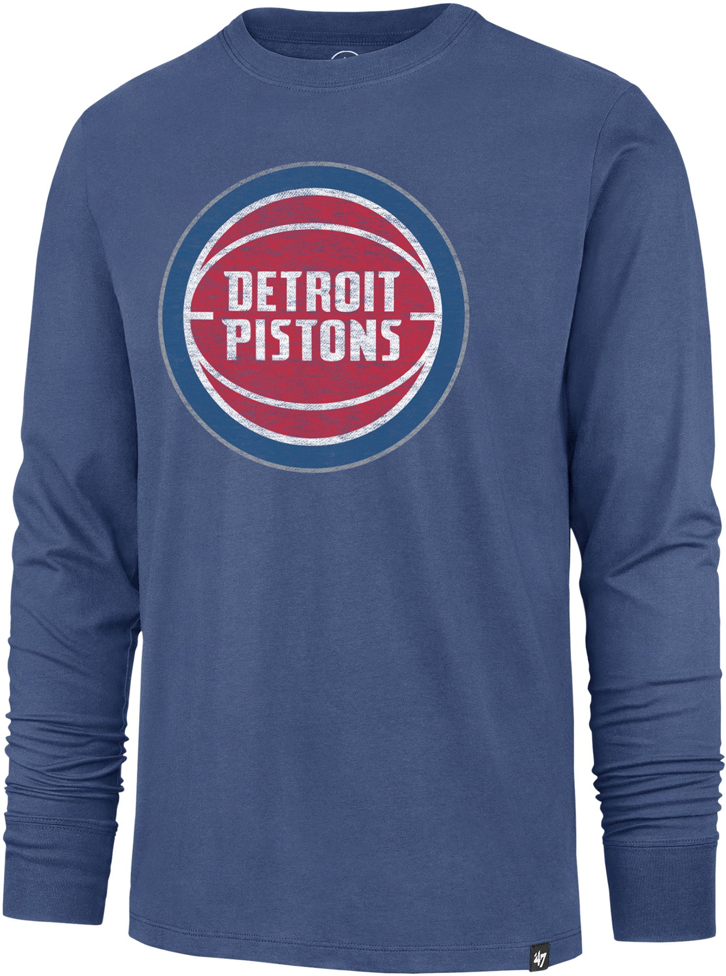 '47 Men's Detroit Pistons Blue Premier Long Sleeve Shirt product image