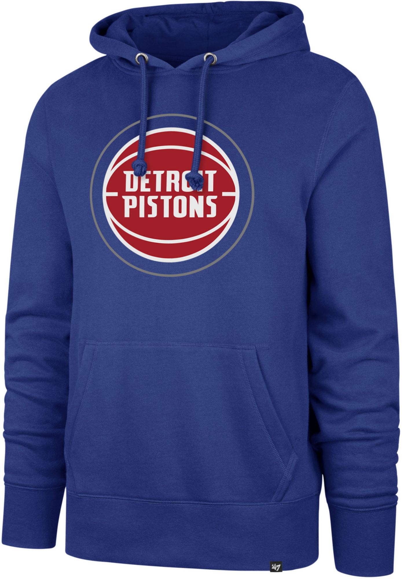 '47 Men's Detroit Pistons Logo Headline Royal Hoodie product image