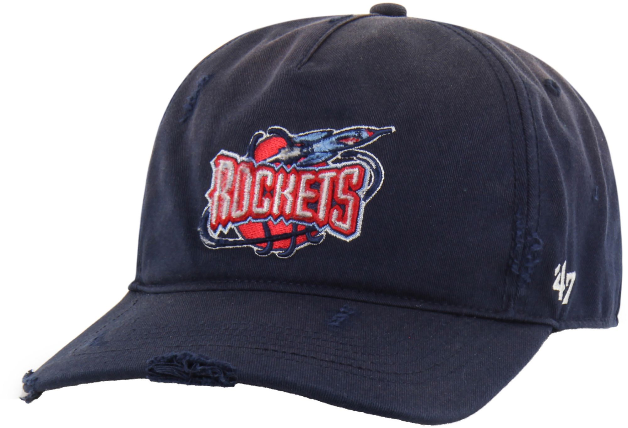 '47 Men's Houston Rockets Navy Statement Worn Adjustable Hitch Hat product image