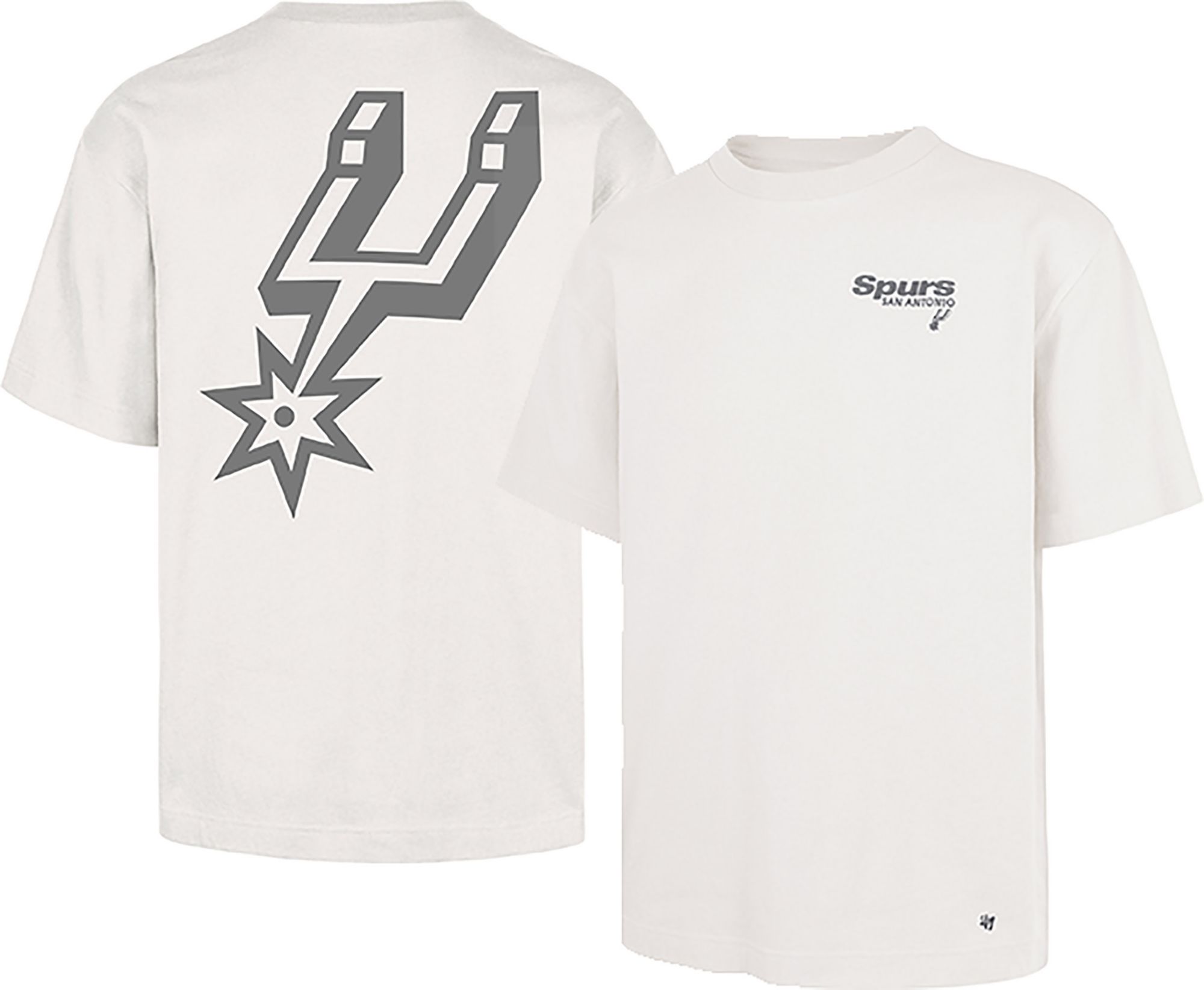 '47 Men's San Antonio Spurs Off White Contemporary Basics Lateral Foundation T-Shirt product image
