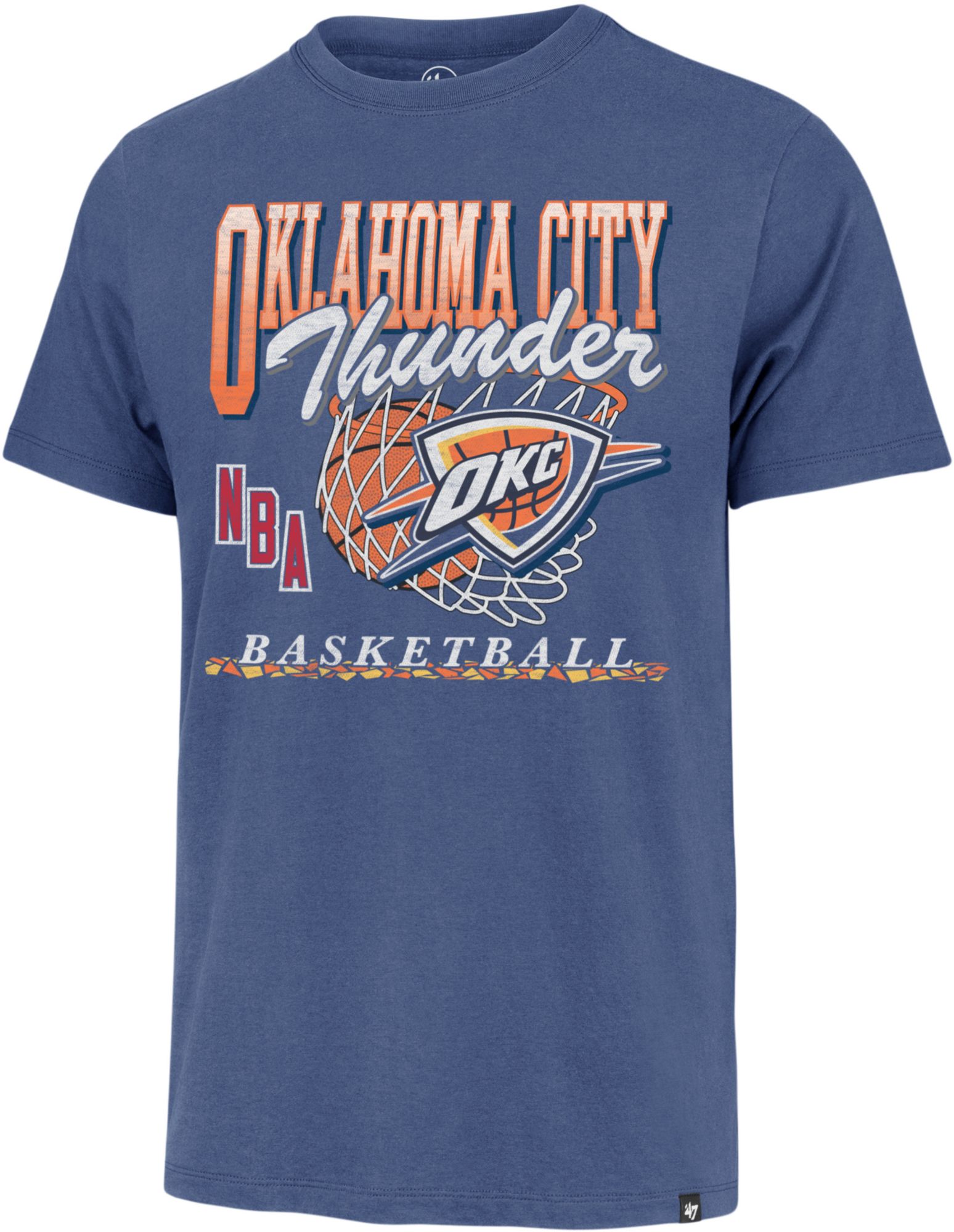 '47 Men's Oklahoma City Thunder Bucket Blue T-Shirt product image