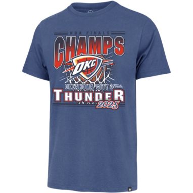 sorry, '47 Adult 2025 NBA Champions Oklahoma City Thunder Franklin Blue T-Shirt is currently out of stock