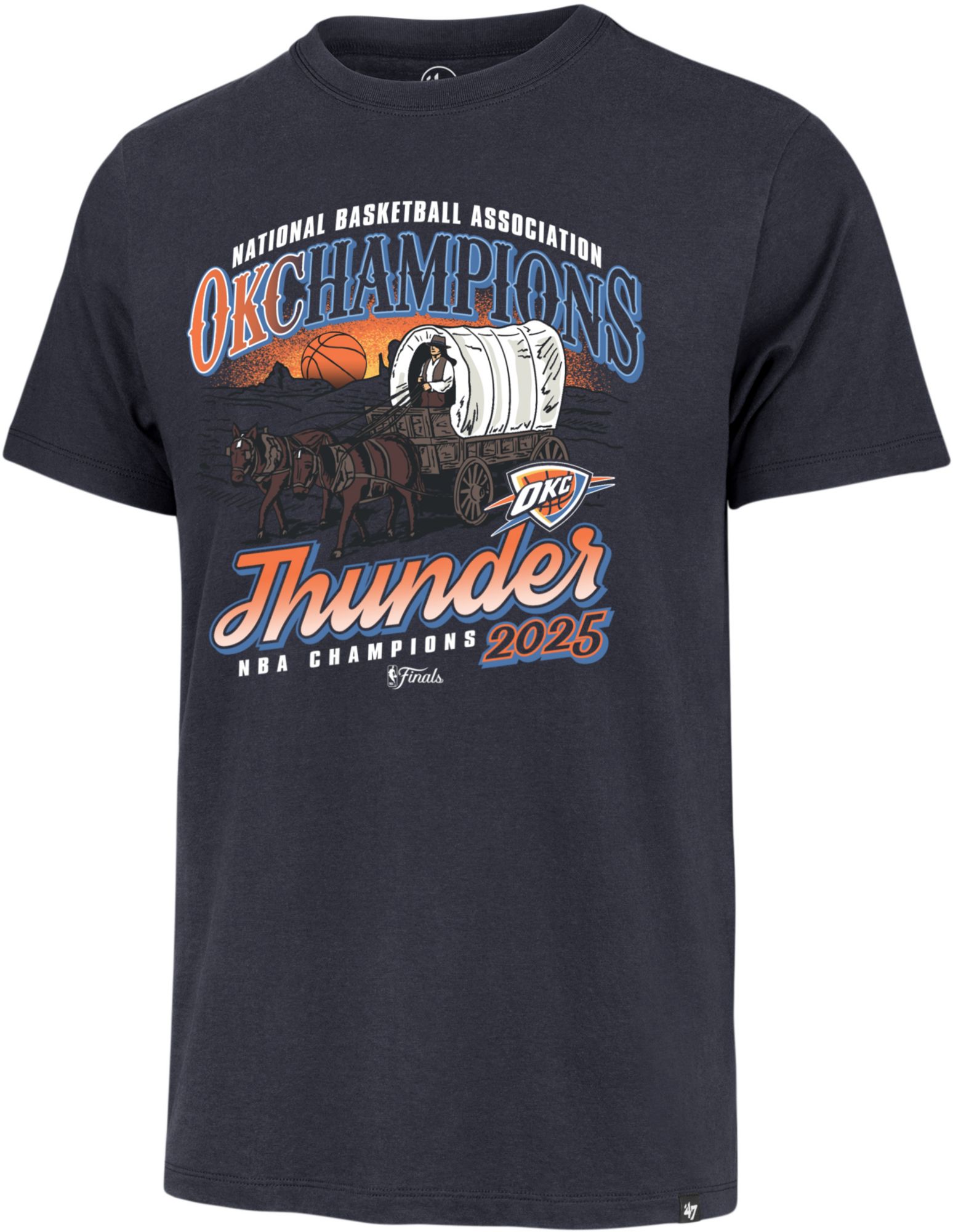 '47 Adult 2025 NBA Champions Oklahoma City Thunder Graphic Franklin T-Shirt product image