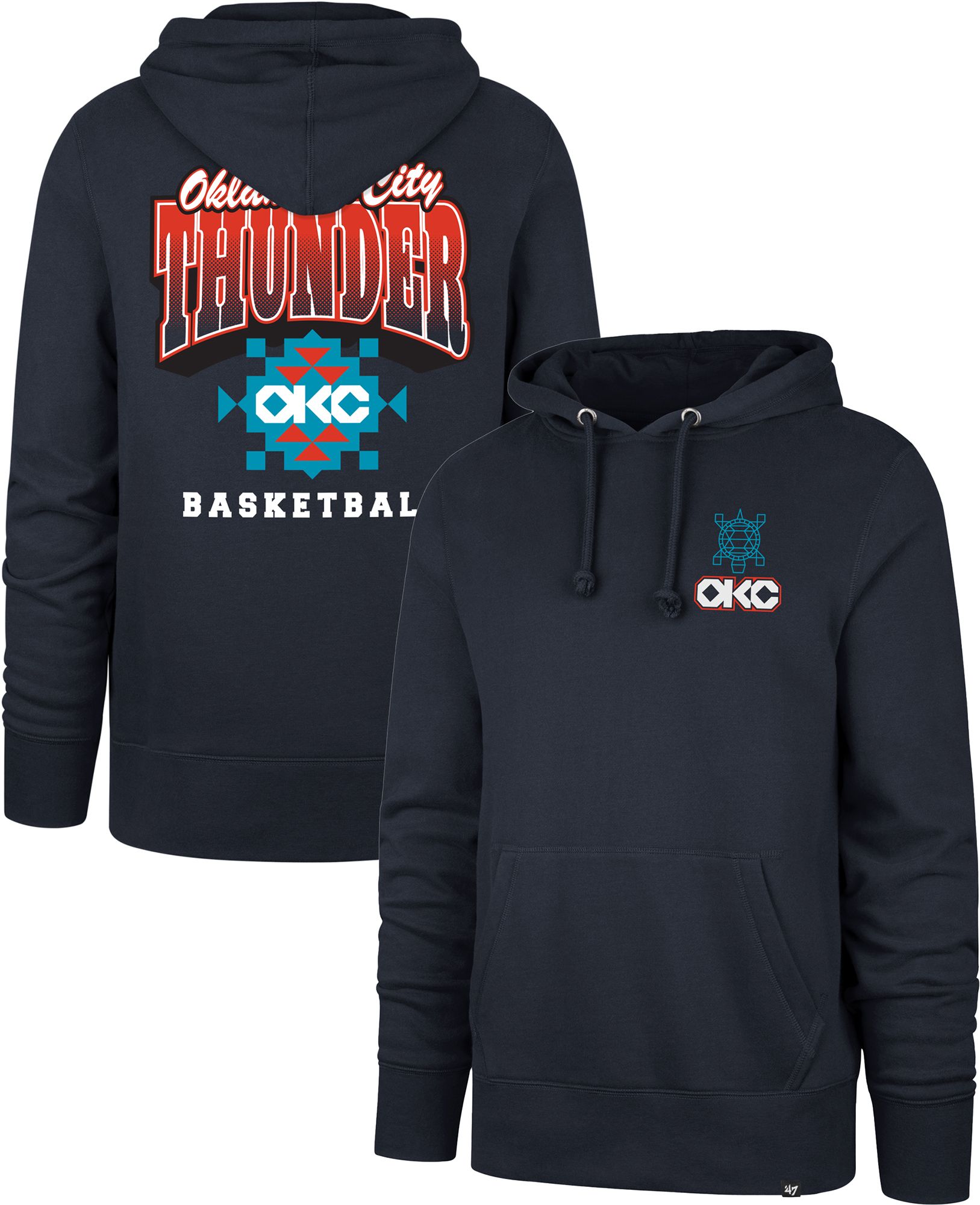 '47 Men's Oklahoma City Thunder Navy 2025 City Edition Jab Step Hoodie product image