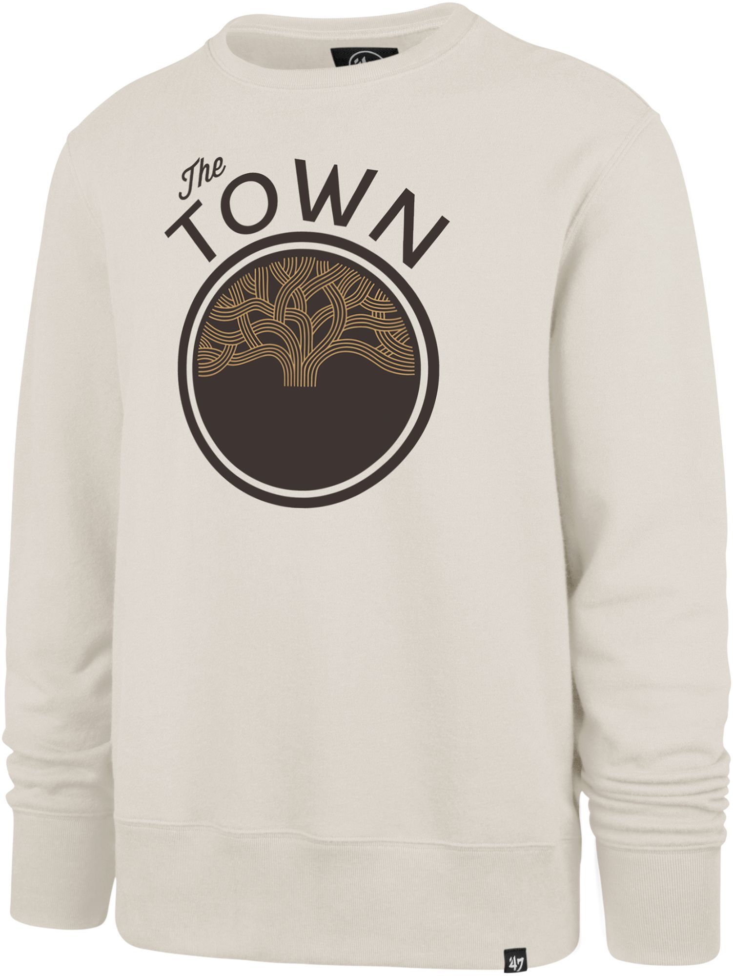 '47 Men's Golden State Warriors Tan 2025 City Edition Pregame Crewneck Sweatshirt product image