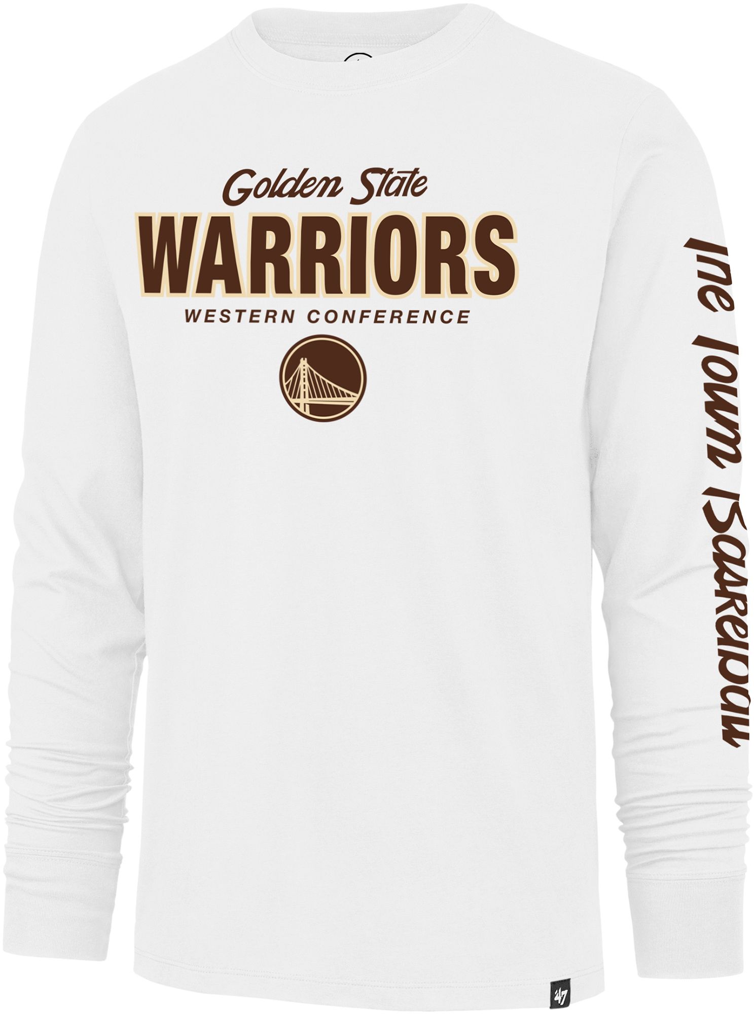 '47 Men's Golden State Warriors White 2025 City Edition Low Block Long Sleeve Shirt product image