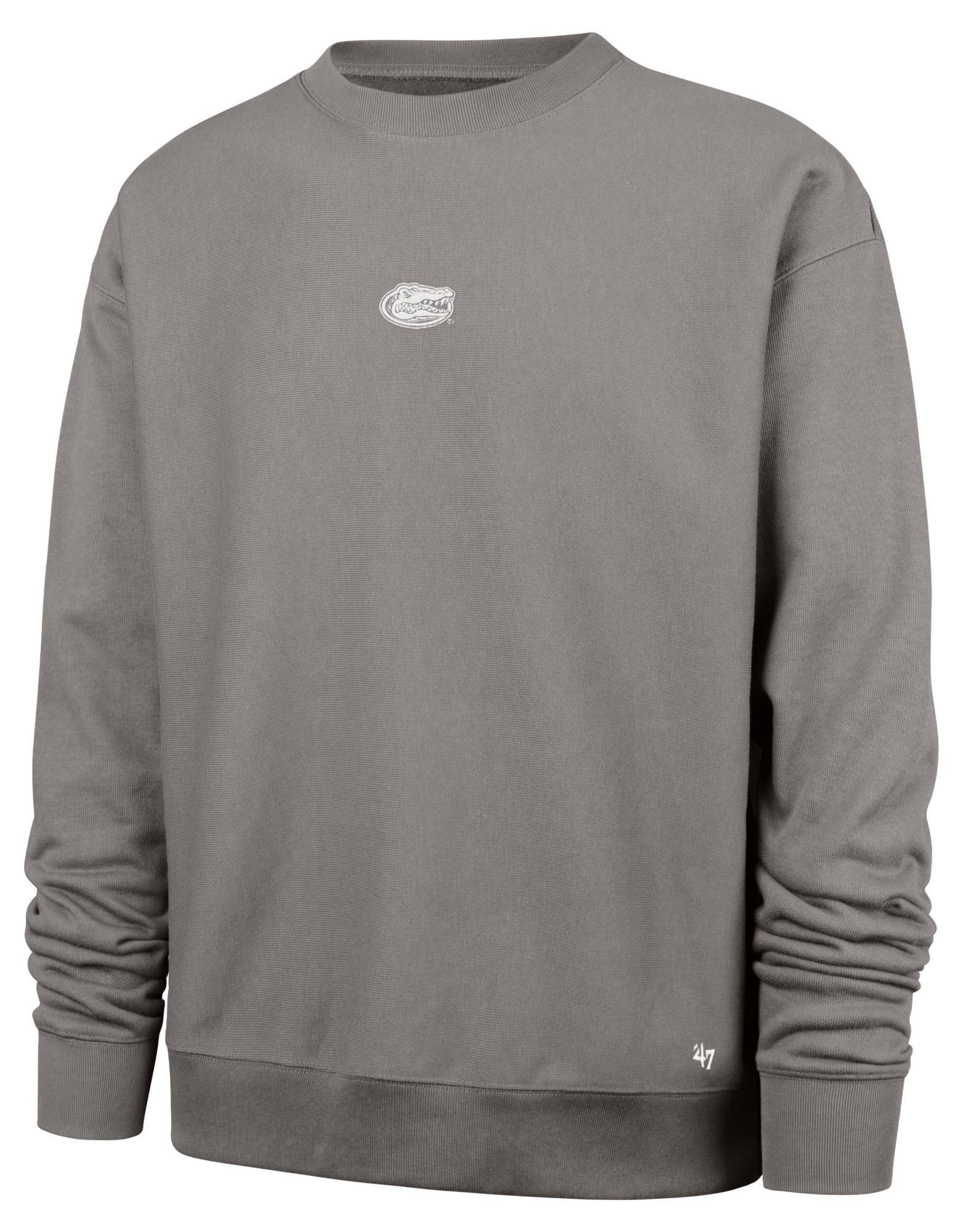 '47 Men's Florida Gators Wolf Grey Offside Crew Pullover Sweatshirt product image