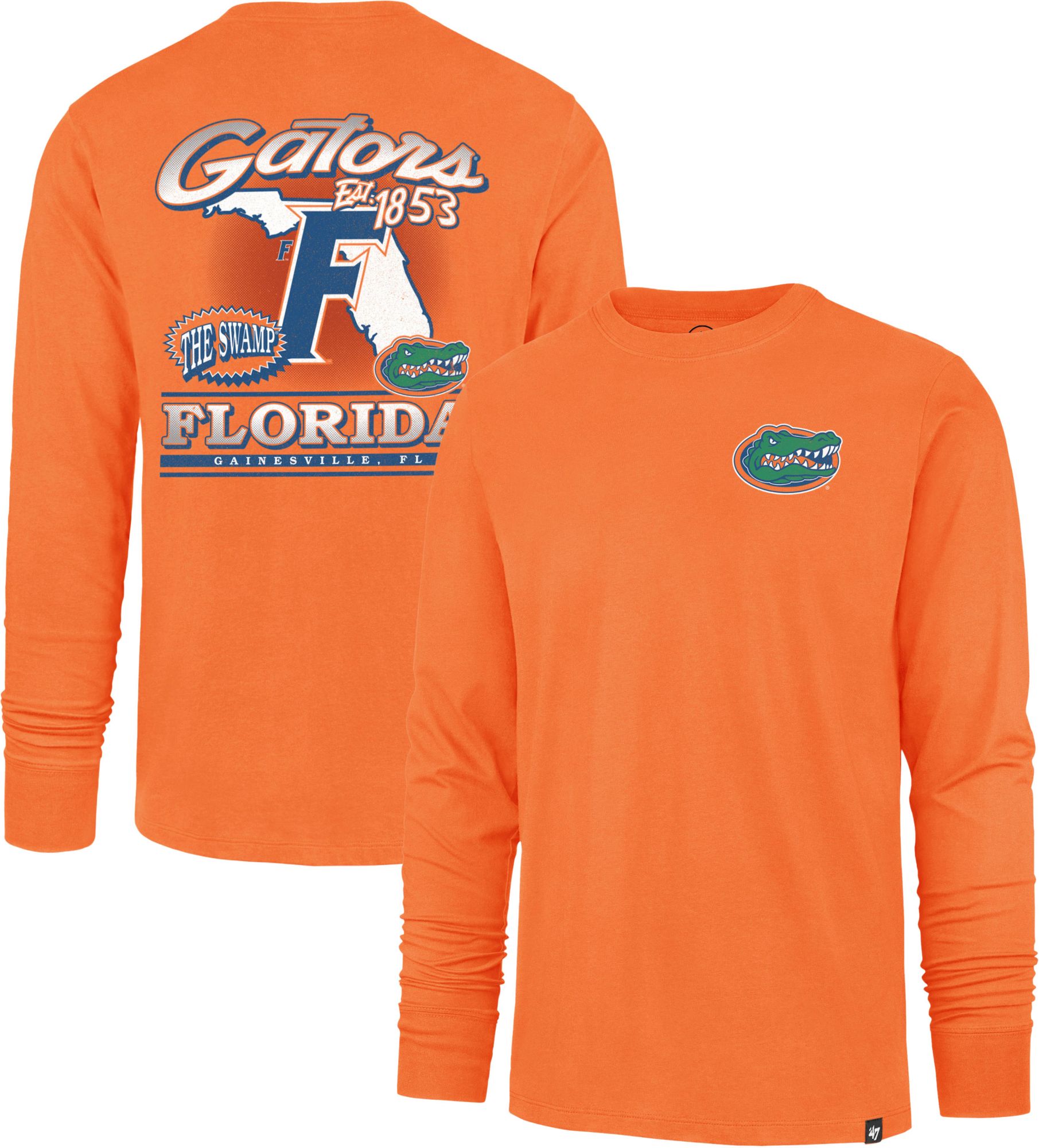 '47 Men's Florida Gators Signal Orange Regional Backer Long Sleeve T-Shirt product image