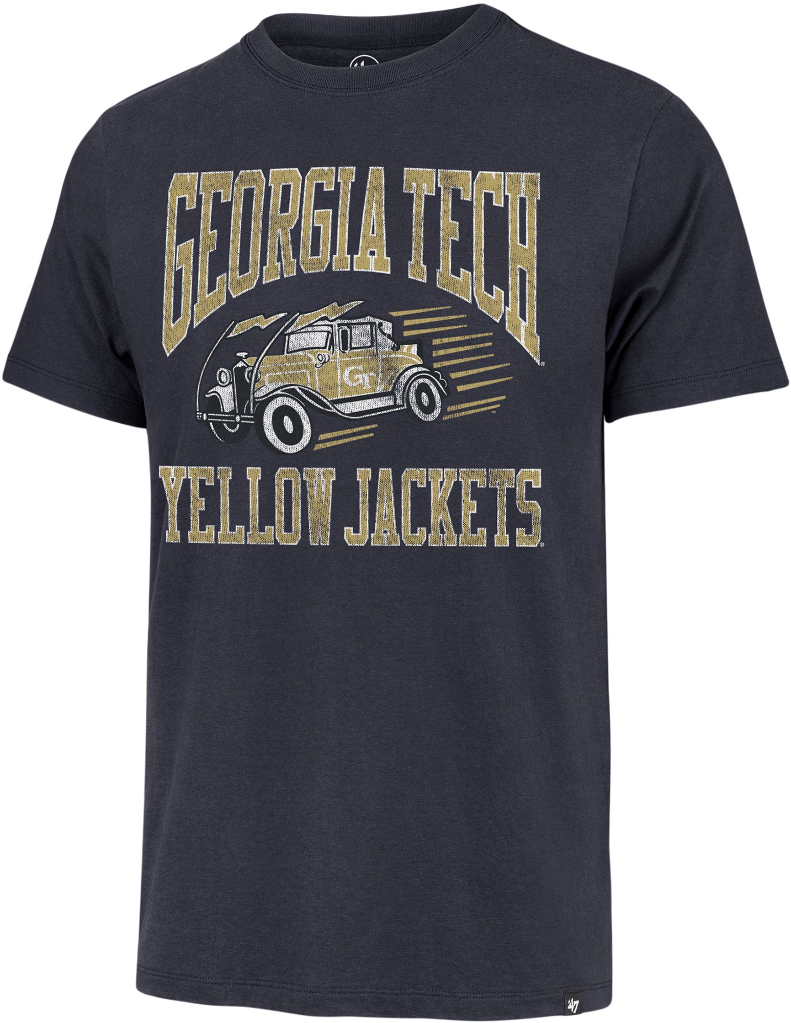 '47 Men's Georgia Tech Yellow Jackets Atlas Blue 'Big Ups' T-Shirt product image