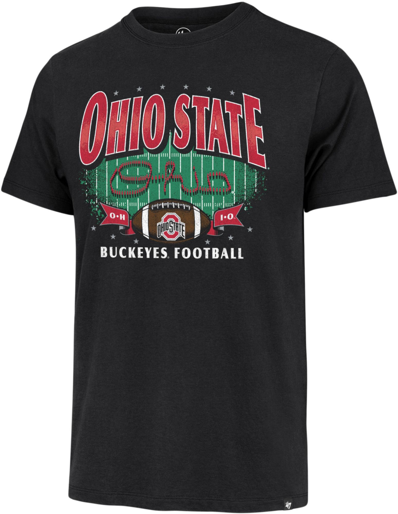'47 Men's Ohio State Buckeyes Black Franklin T-Shirt product image