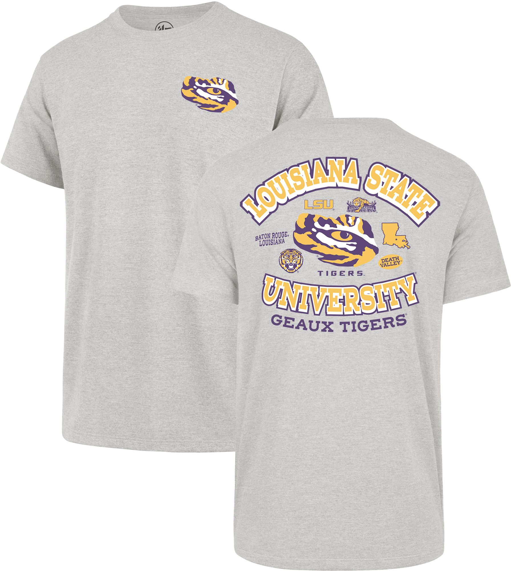 '47 Men's LSU Tigers Grey Regional Backer T-Shirt product image